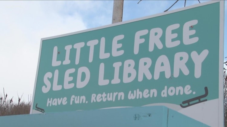 Most Buffalo: 'Little Sled Library'