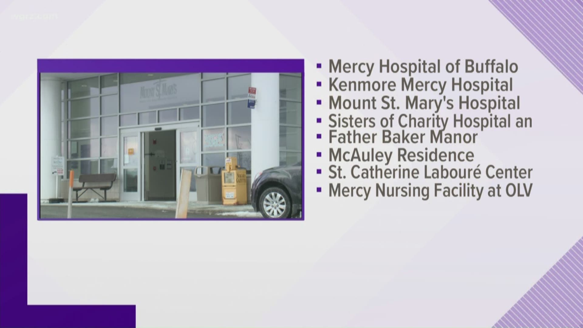 Catholic Health announced they are limiting their visiting hours at these local hospitals and nursing homes to stop the spread of illnesses.