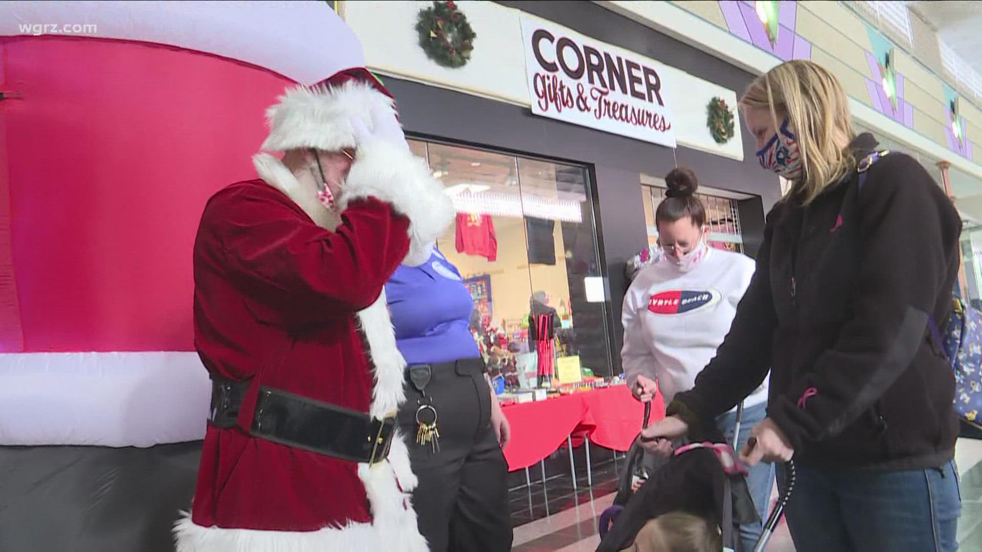 The holiday event features 40 different vendors throughout the mall and runs every Saturday and Sunday leading up to Christmas day.