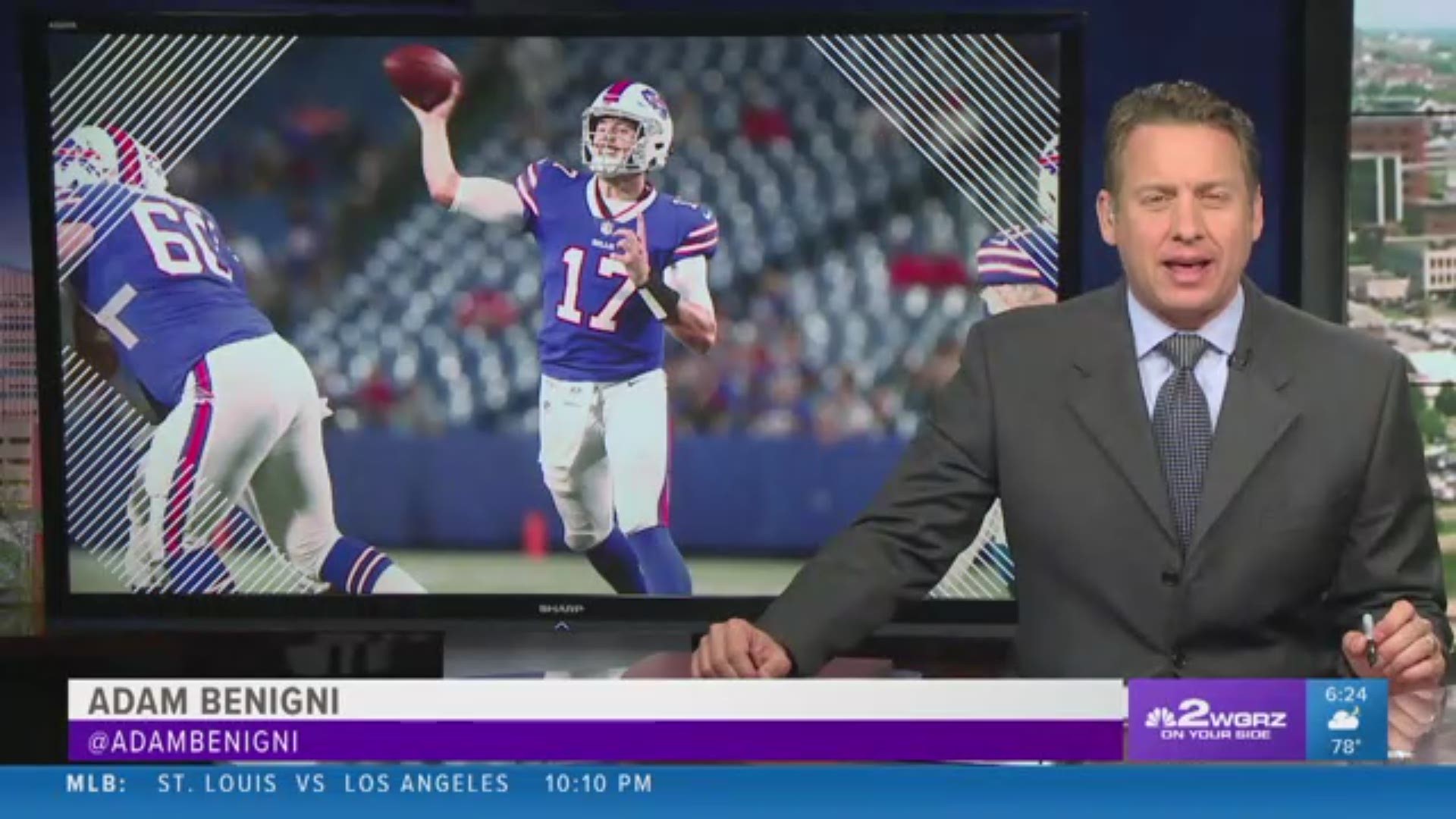 WGRZ's Adam Benigni and Vic Carucci of the Buffalo News discuss the Bills decision to start rookie quarterback Josh Allen in the third preseason game against the Bengals.
