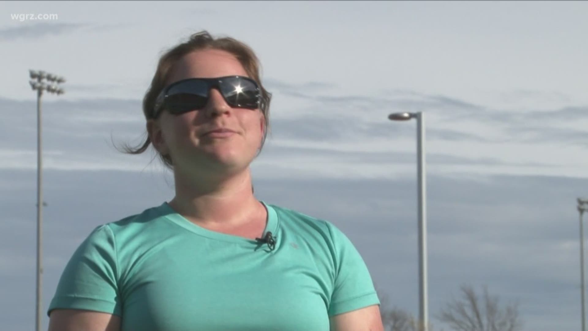 Lindsay Ball is a former Paralympic skier and avid runner. Many runners overcome, cramping, fatigue or injury on long runs but Lindsay is visually impaired, she is not able to see.