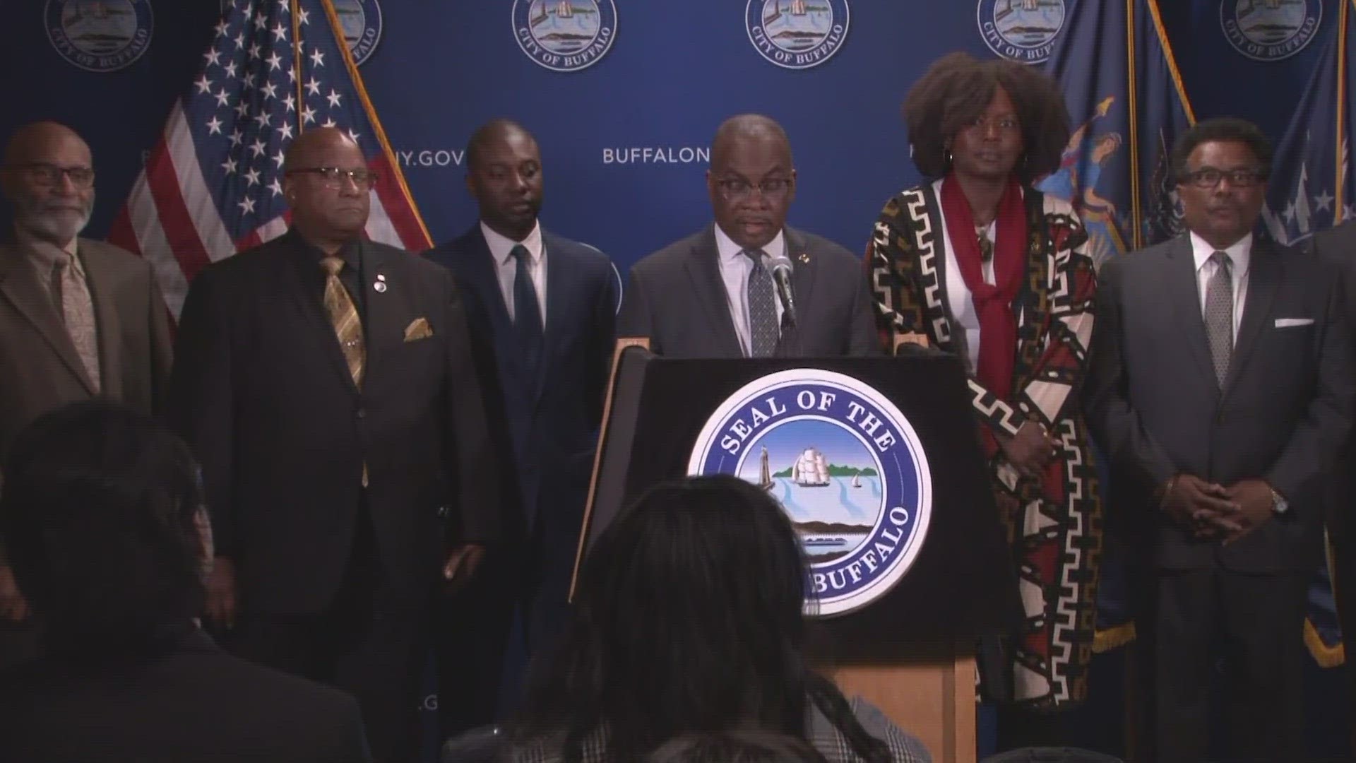 Buffalo Mayor Byron Brown announces finalists for Tops 5/14 memorial designs