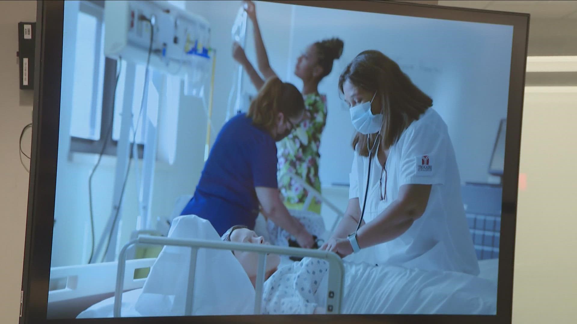 it's giving those nursing students a chance to learn more and experience real life scenarios.