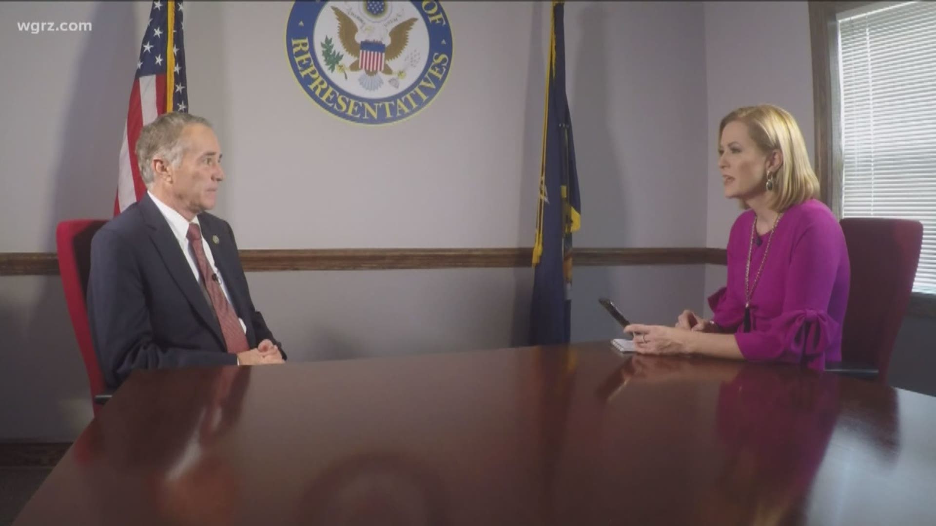 Rep. Chris Collins one-on-one with Maryalice Demler
