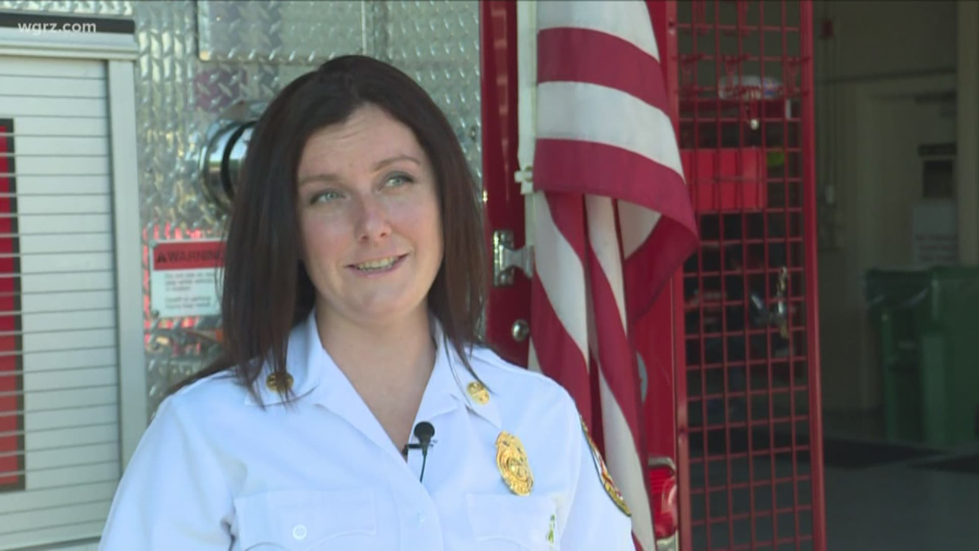 When Angela isn't responding to emergencies as a firefighter, she's responding to them as a registered nurse in the E-R.