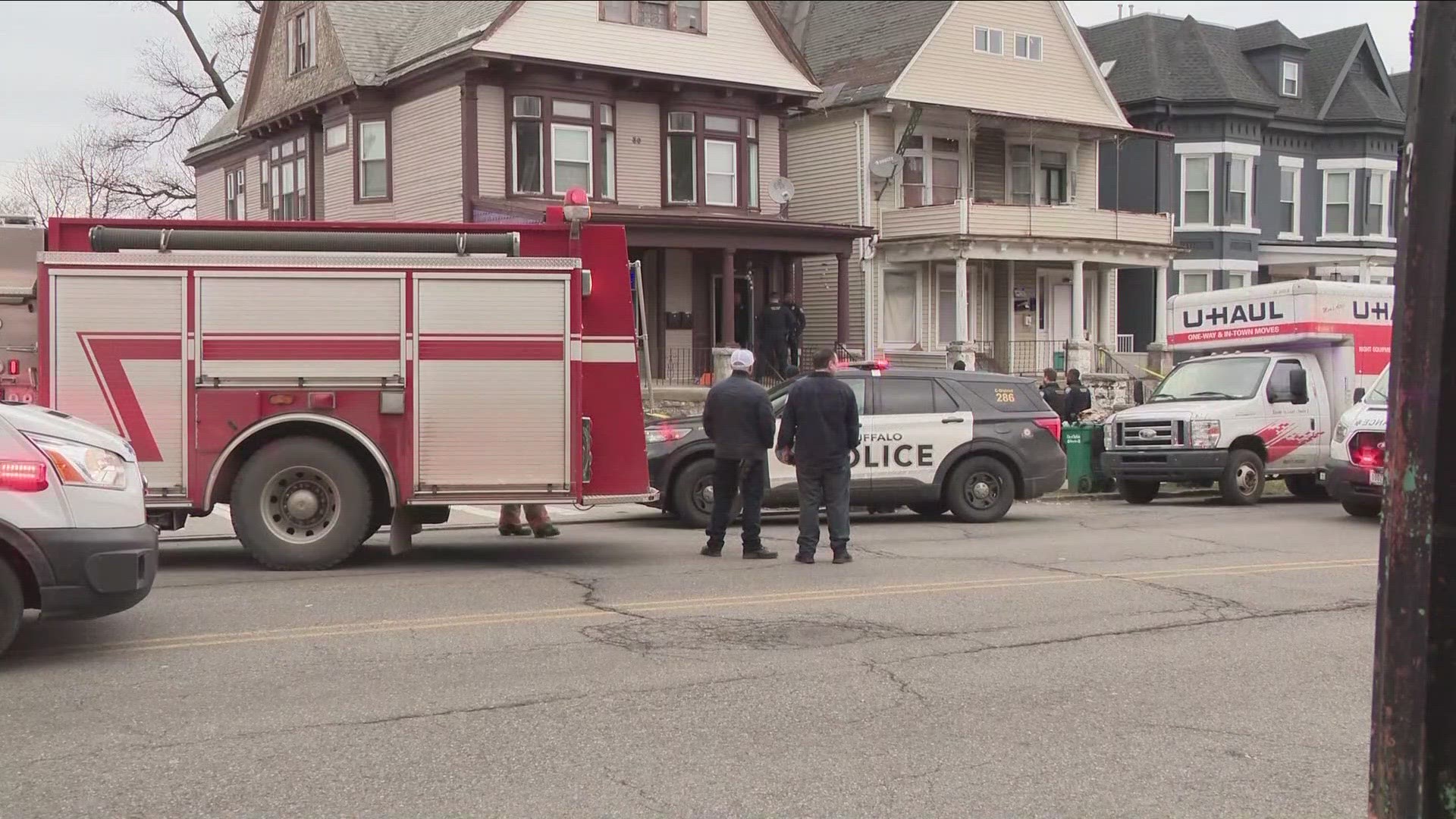 James White, 22, was arrested in connection to the Jan. 2 deaths of two Buffalo men on East Utica Street.