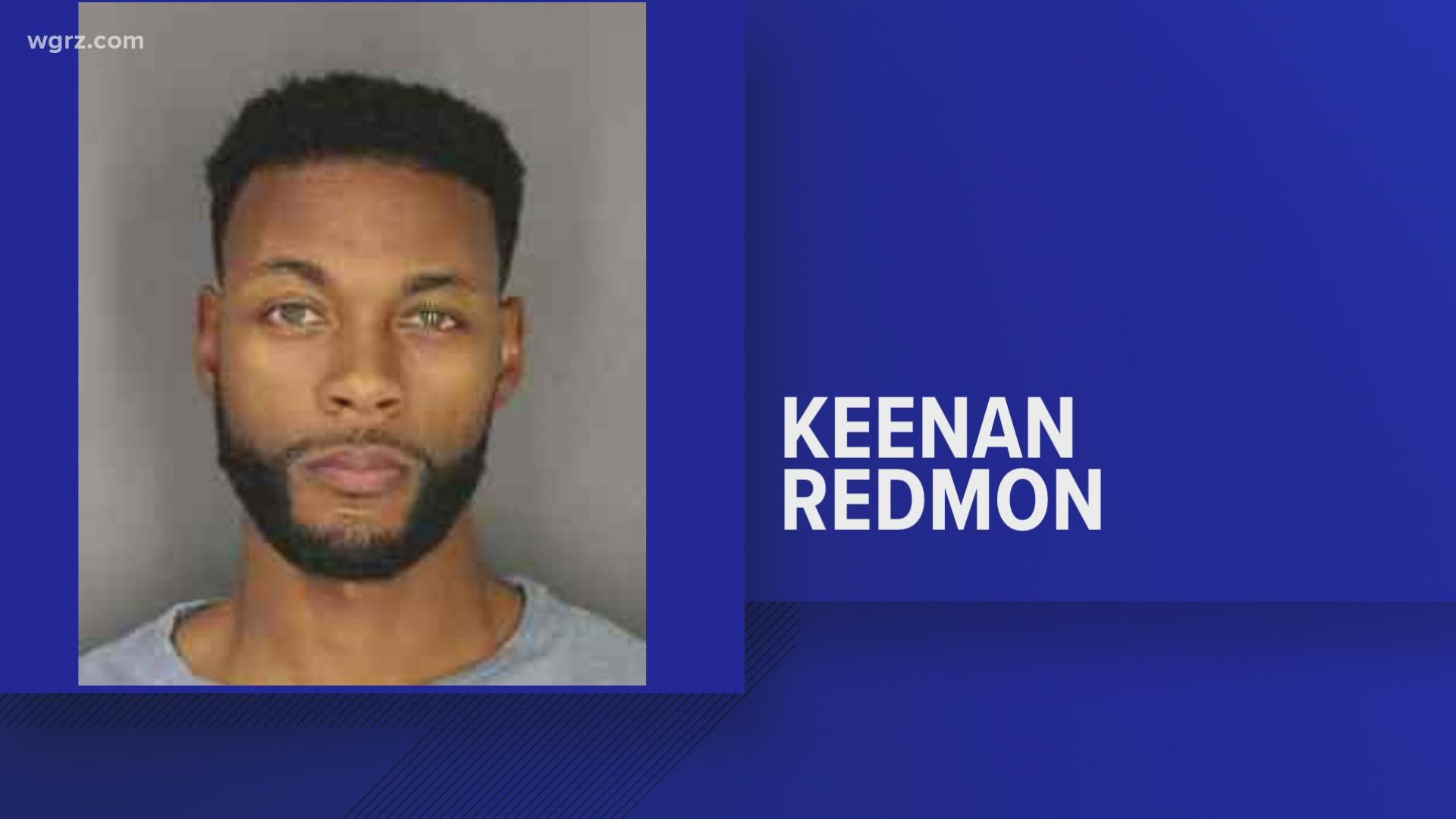 36-year-old Keenan Redmon pleaded guilty to menacing and criminal trespass for attacking a woman in a Hertel Avenue restaurant last summer