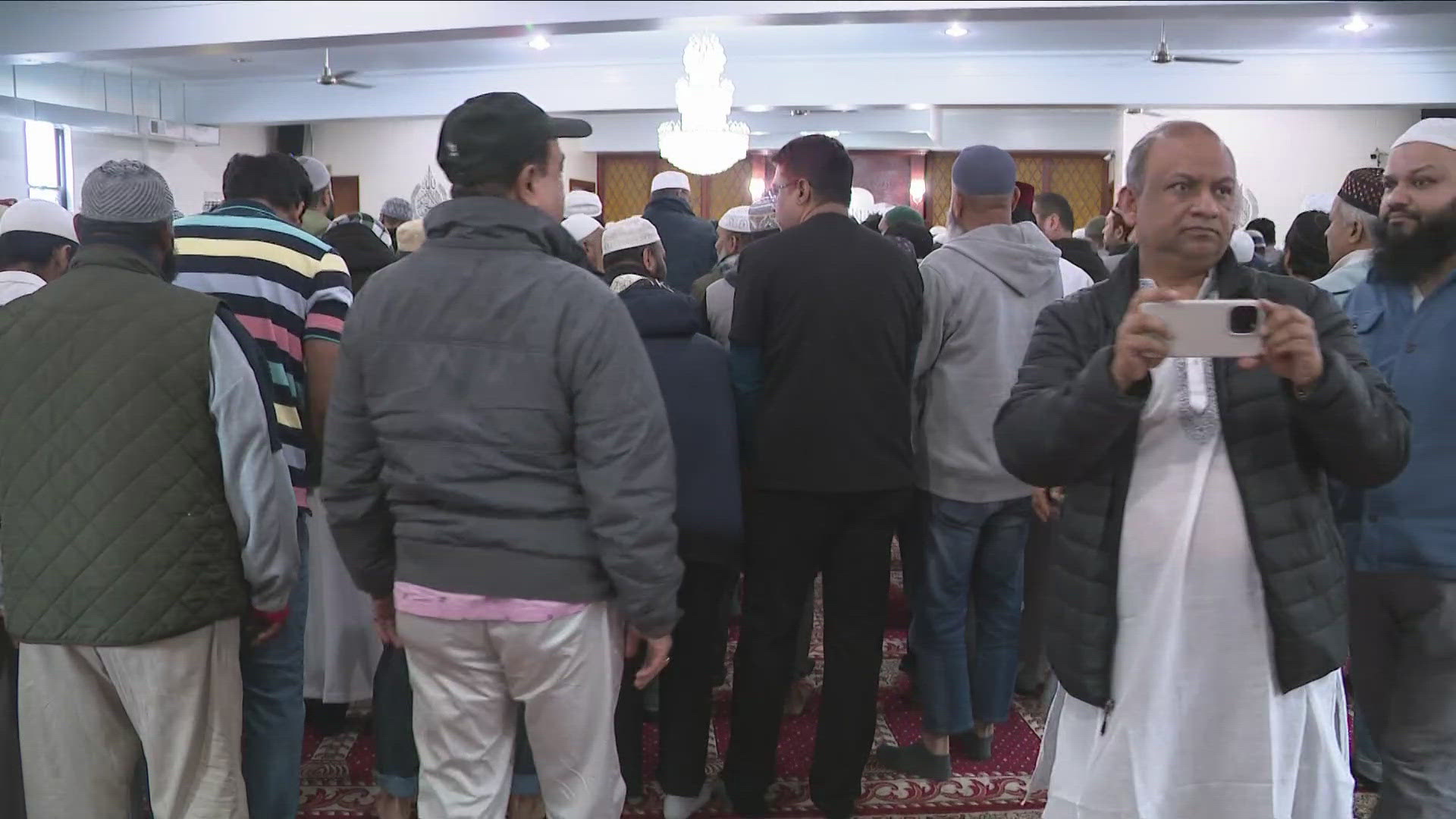 hundreds of people came out to remember the two victims of Saturday's shooting. It was a tremendous show of support here at the Buffalo Muslim Center.