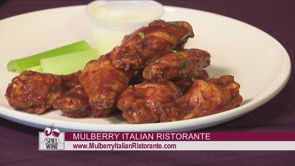 Joe Jerge talks about the great chicken wings at Mulberry Italian Ristorante