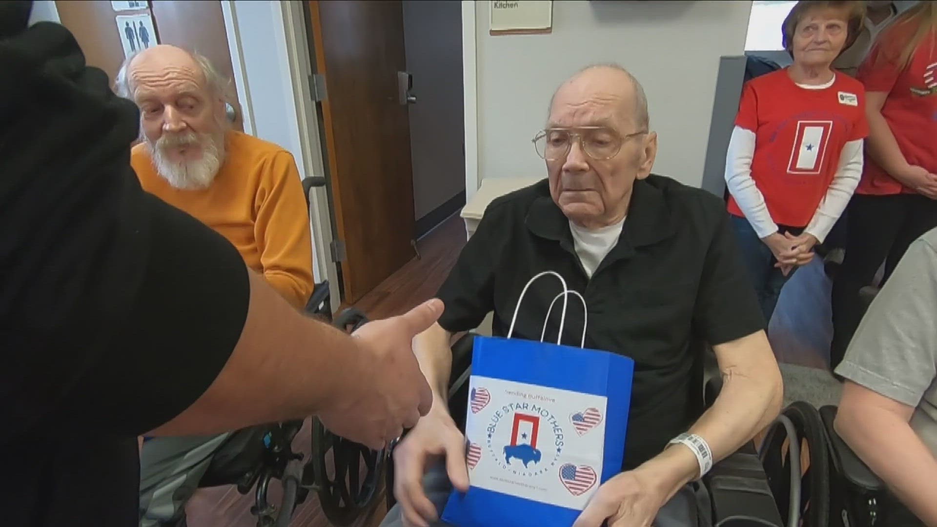 Every year the local chapter of Blue Star Mothers sets out to make sure hospitalized Veterans feel the love. They stopped by VA hospitals across WNY with gifts.
