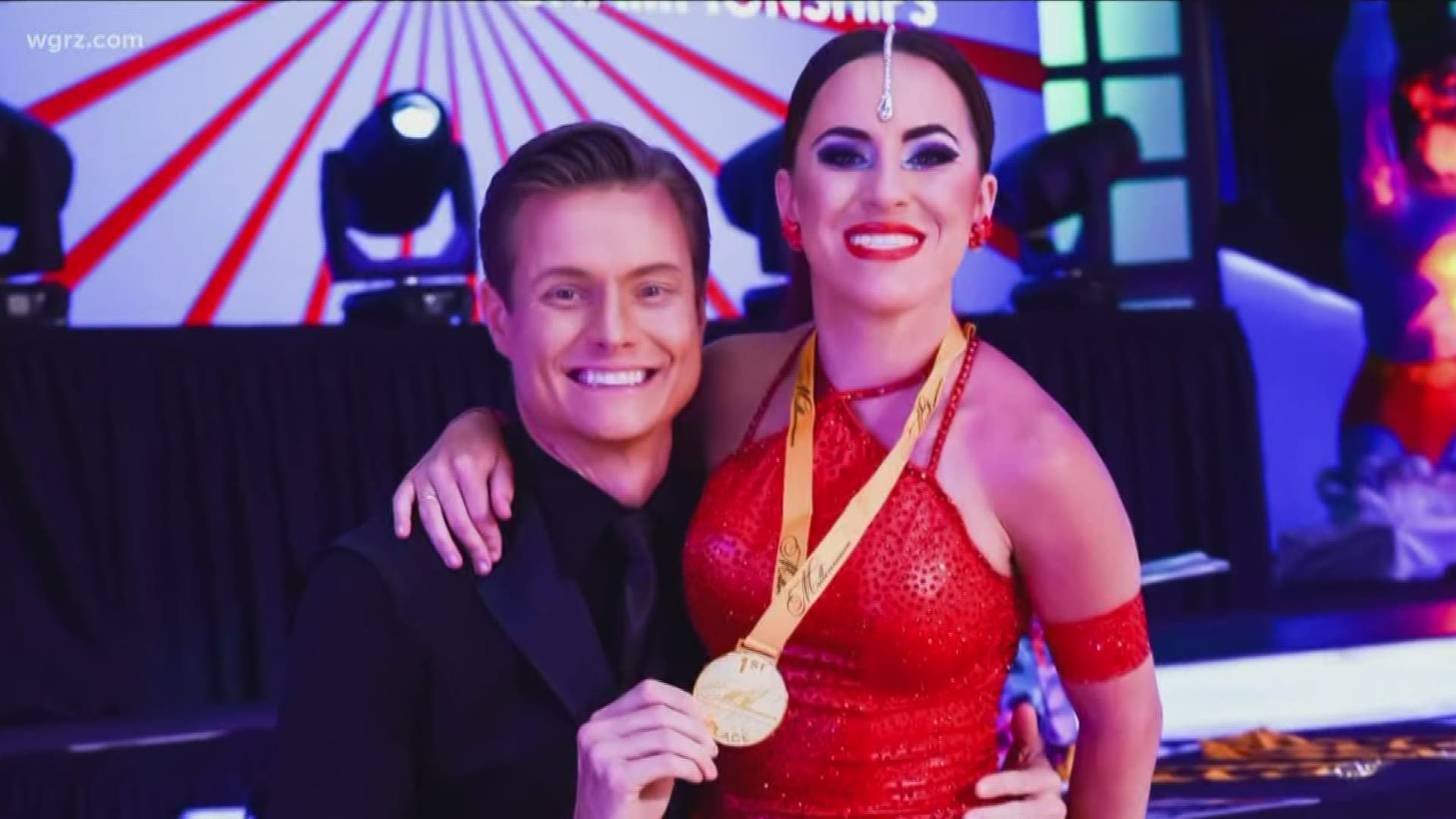 Lauren Wailer and former Dancing with the Stars dancer Mayo Alanen are conquering the ballroom dance circuit