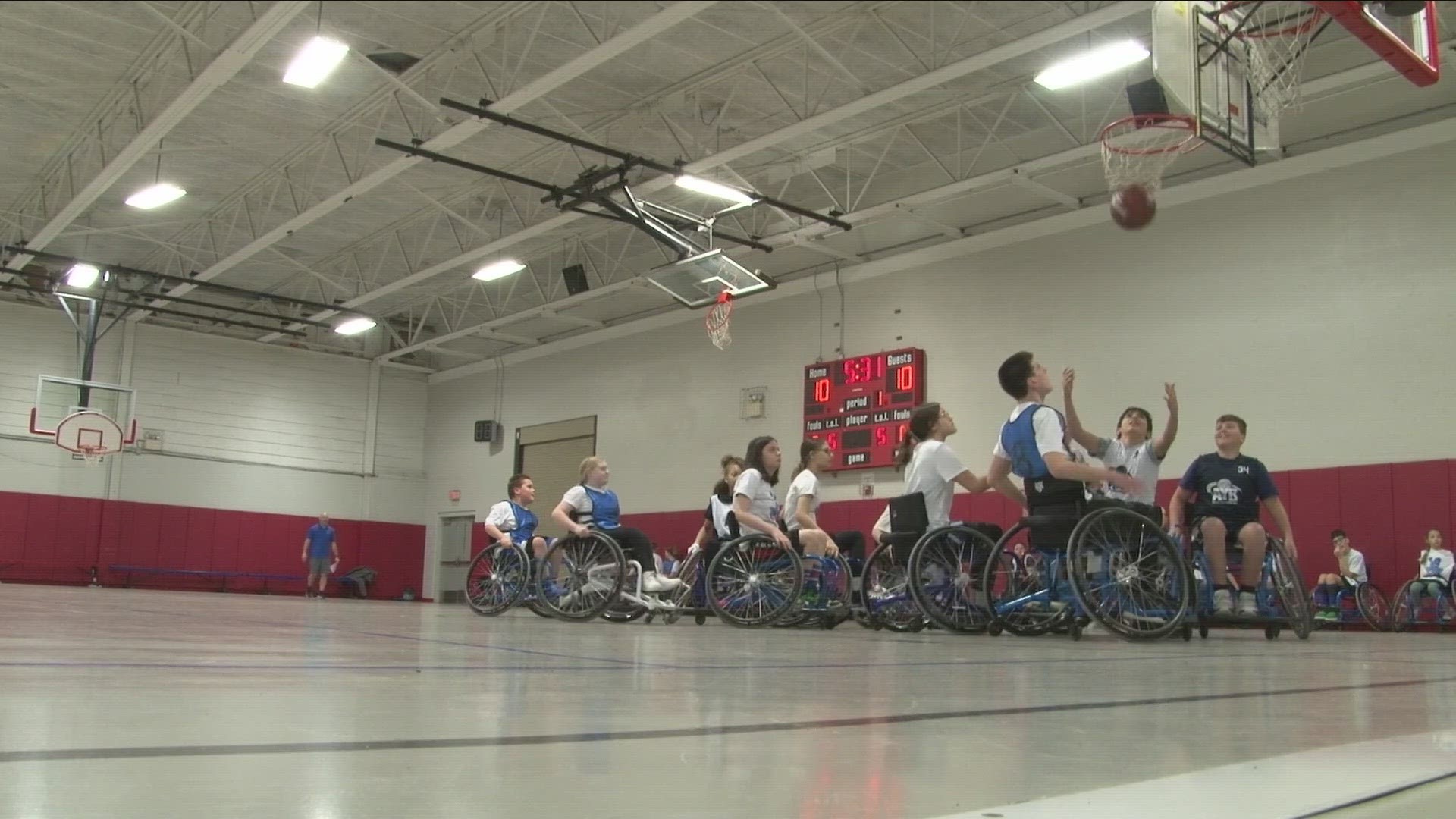 The aim of the second annual Droppin' Dimes for Wheels fundraising wheelchair basketball game is to raise awareness and promote inclusion across sports.
