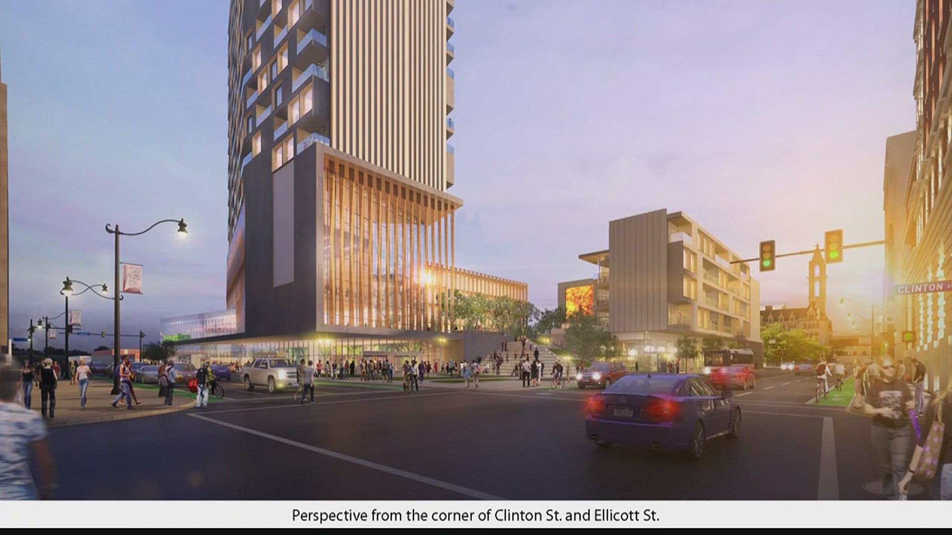 Channel 2's Heather Ly talked with Buffalo Mayor Byron Brown to get an update on the proposed development on Ellicott Street near the Central Library.