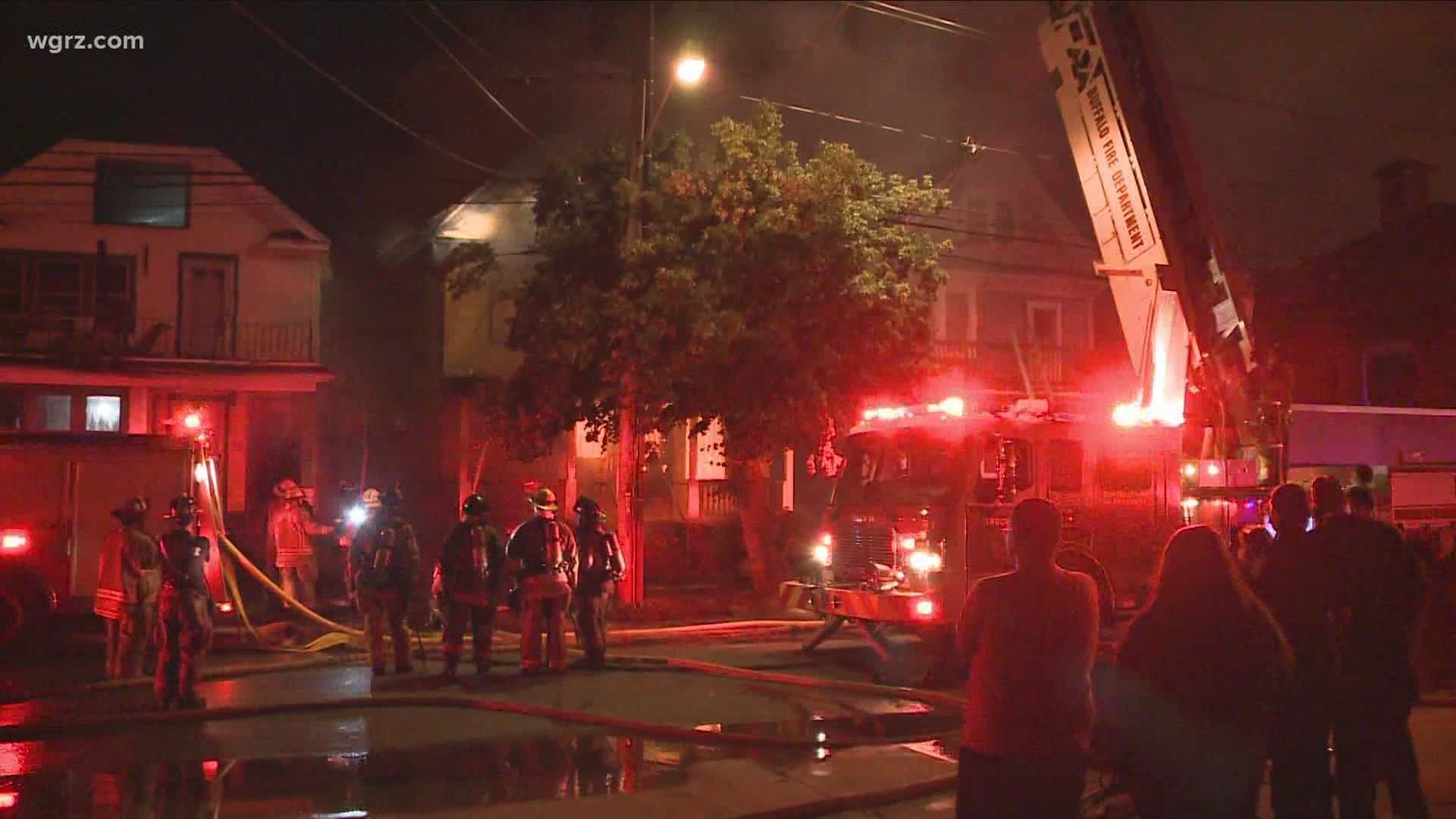 Buffalo Fire crews respond to Doat Street blaze