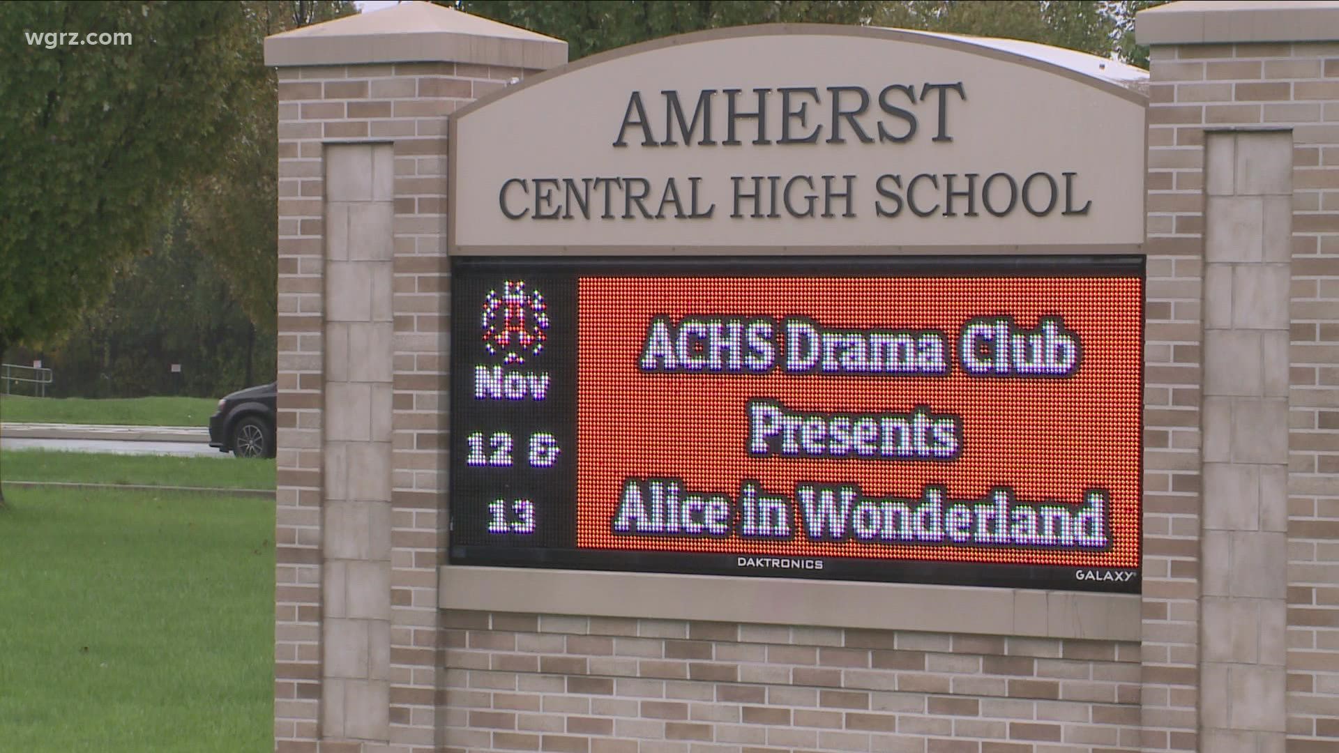 Amherst Central School District sent a letter to parents Friday letting them know vaccine clinics are already planned for November and December.