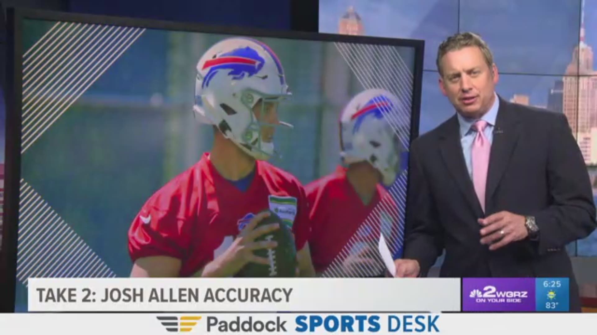 WGRZ's Adam Benigni is joined by Vic Carucci of the Buffalo News to discuss accuracy questions surrounding Bills quarterback Josh Allen.