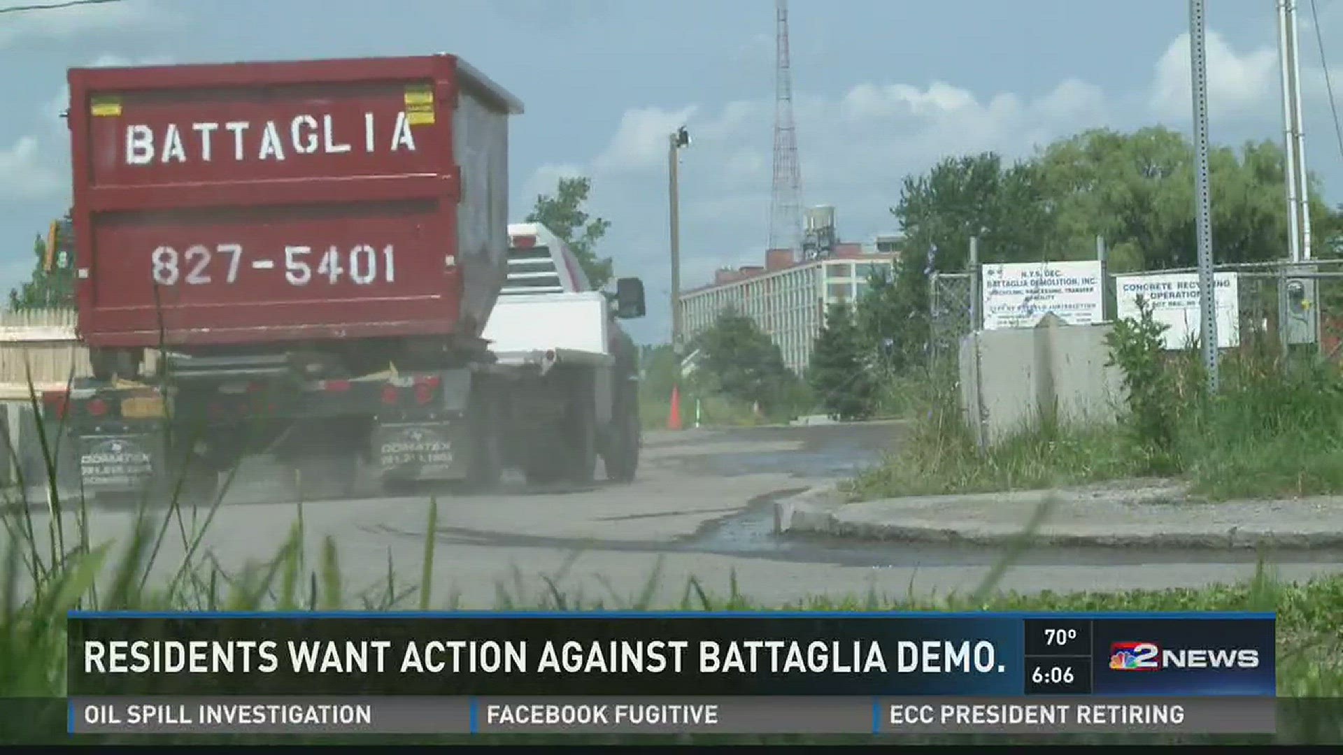 Residents Want Action Against Battaglia Demo.