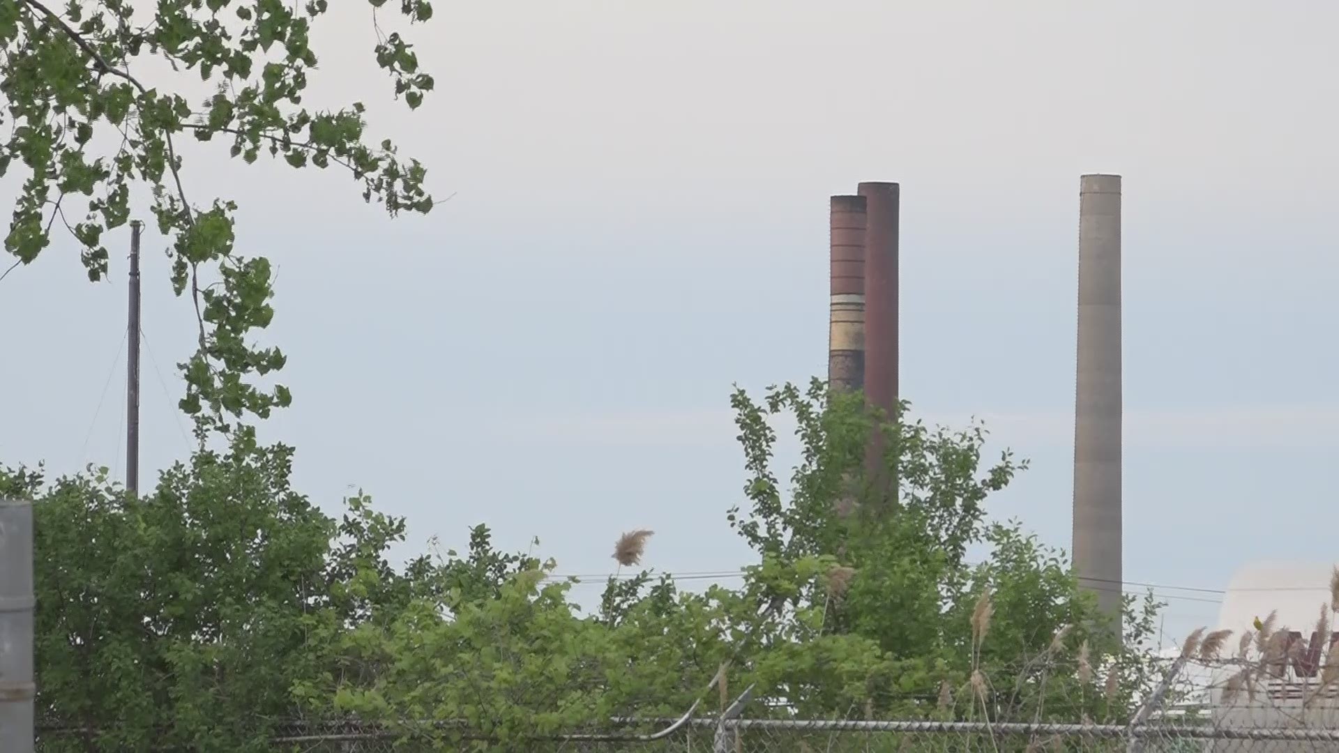 The coke stacks at the former plant will be removed on June 5 with a rain date for June 6.