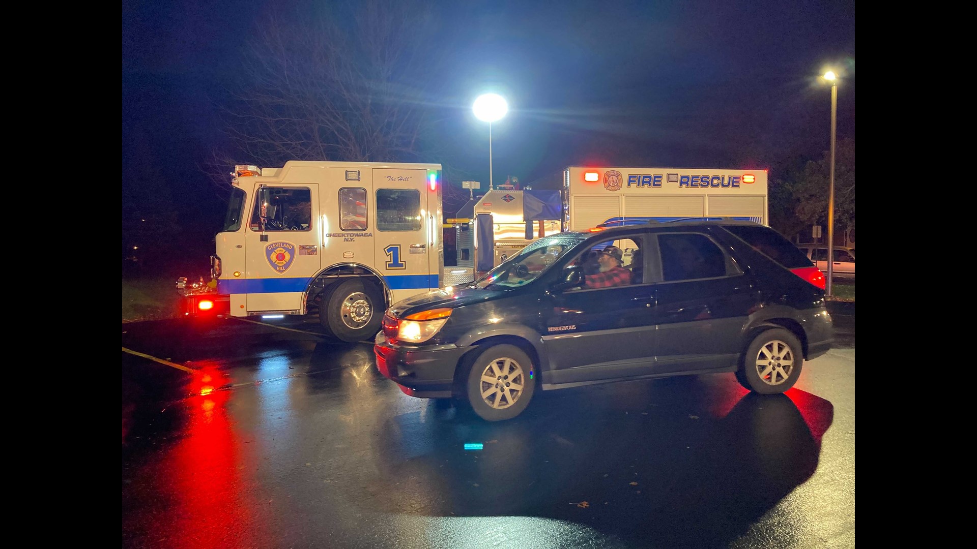 Cheektowaga fire department hosts TrunkorTreat drivethru event