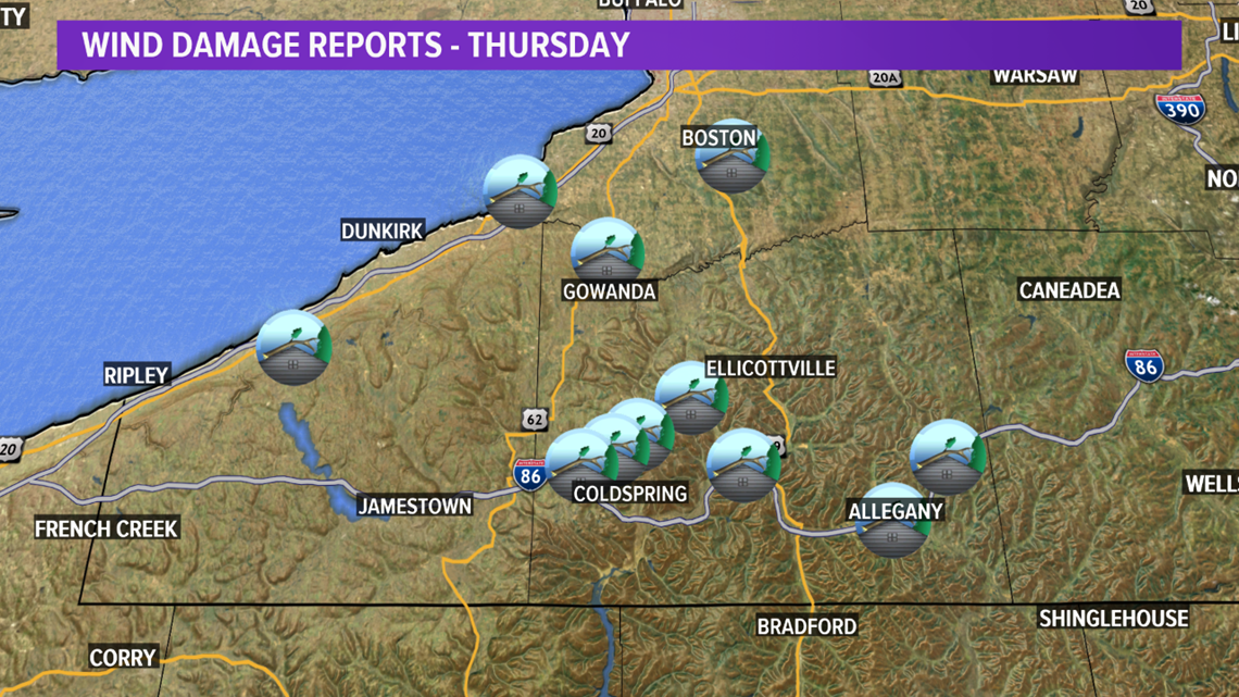 NWS confirms tornado in the Town of Portland