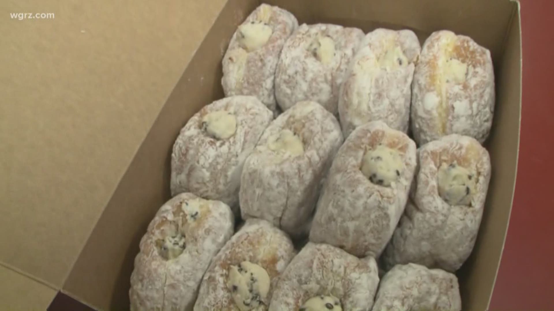 The Cannoli donuts are back at Paula's on Wednesdays throughout the summer