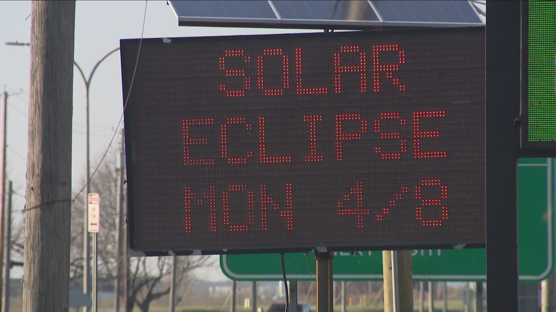 You're going to see more and more signs along the roadways, urging people to arrive early and stay late to events that day, and to expect delays.