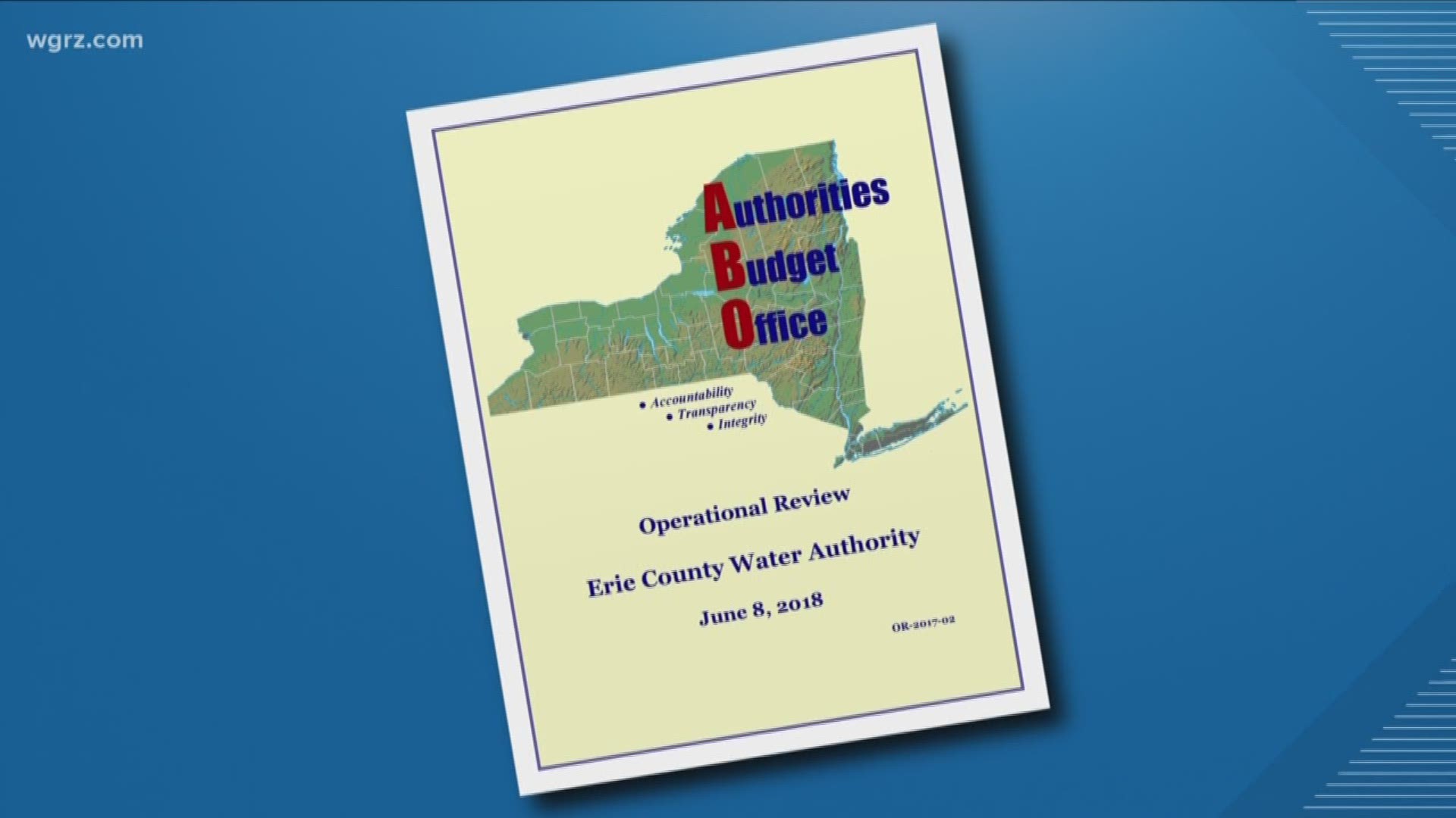 NYS Agency censures Erie County Water Authority