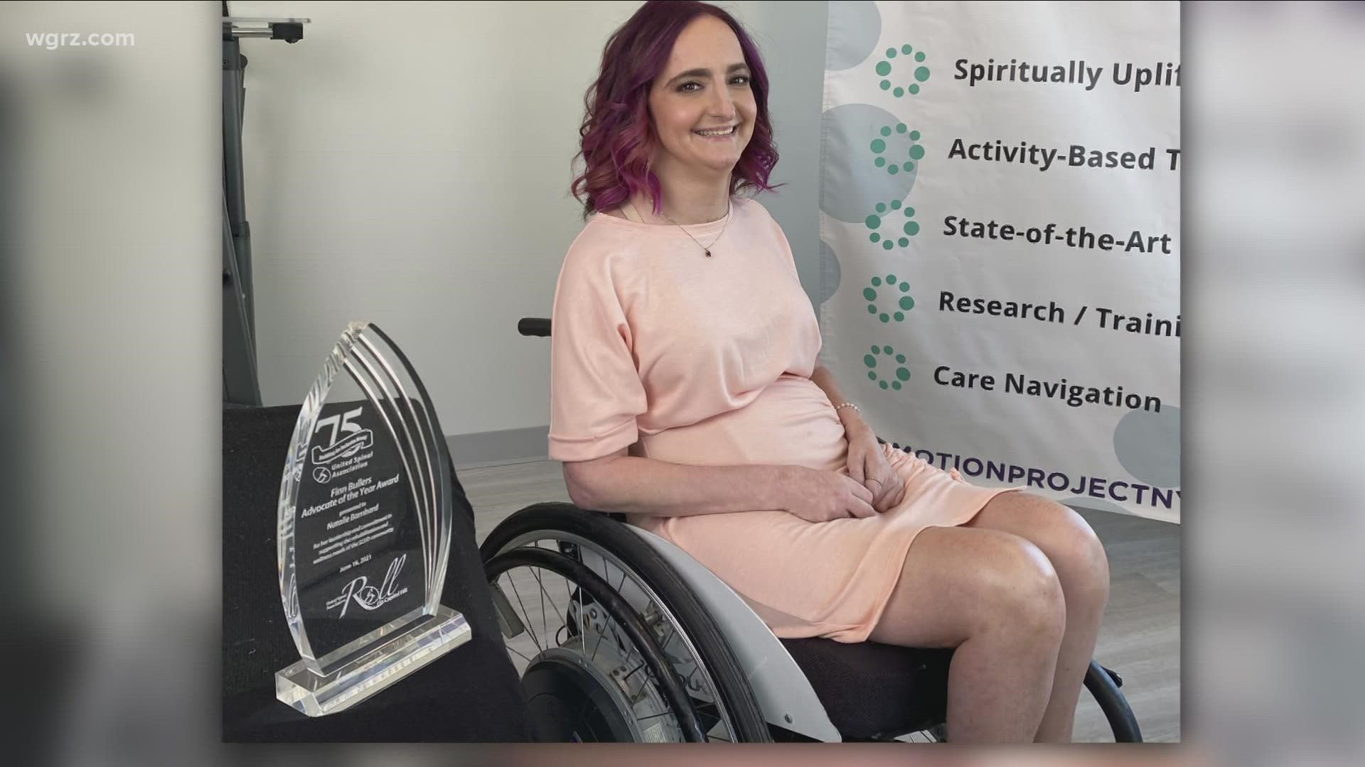 Instead of letting a spinal cord injury keep her down, Natalie Barnhard created a recovery center with state-of-the-art equipment not available anywhere in WNY.