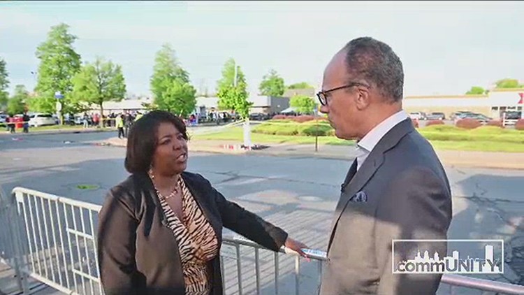 commUNITY spotlight: Lester Holt discusses the Tops mass shooting with Claudine Ewing