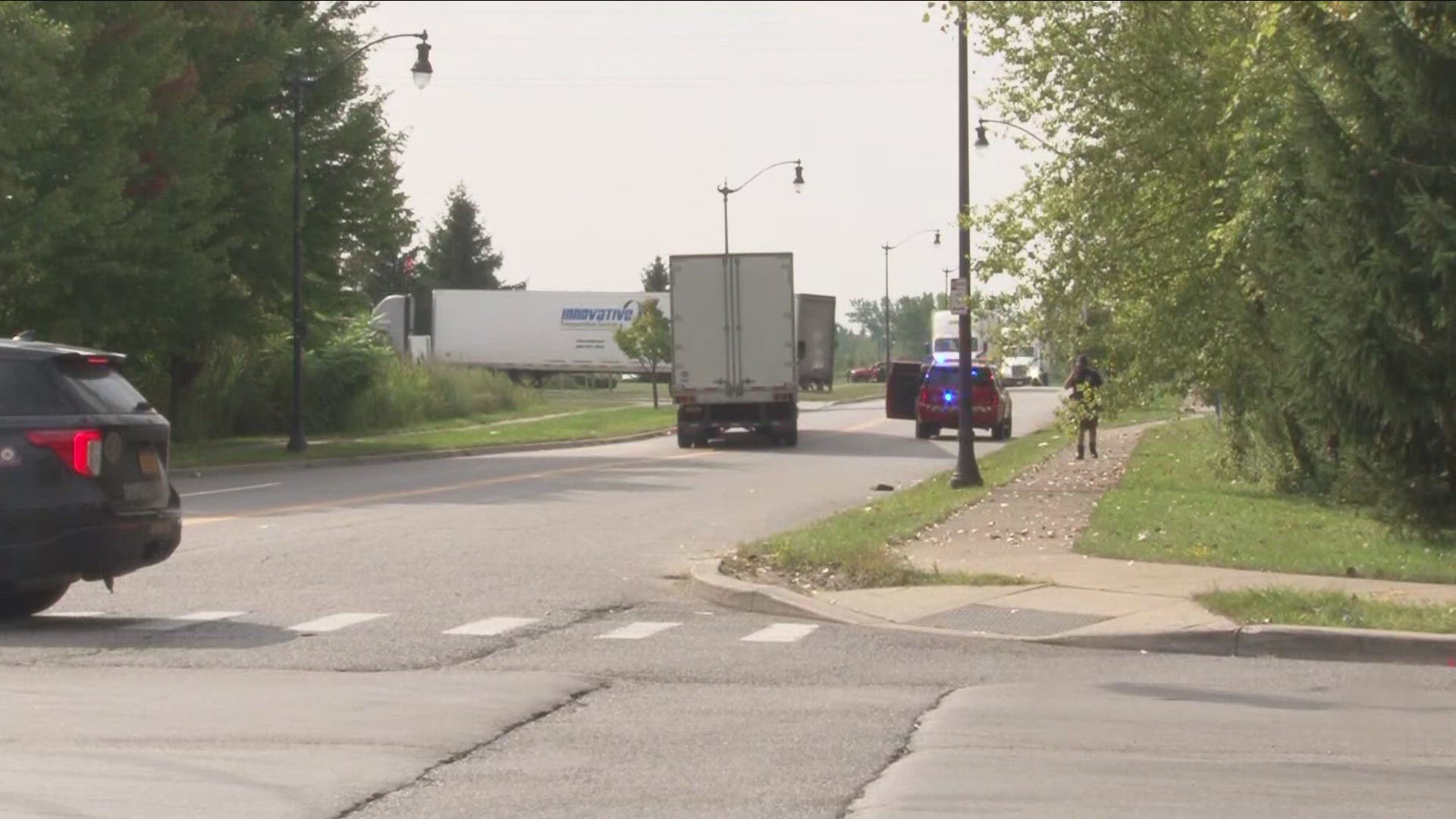 Buffalo Fire responds to a level 1 hazmat at the Buffalo Lakeside Commerce Park