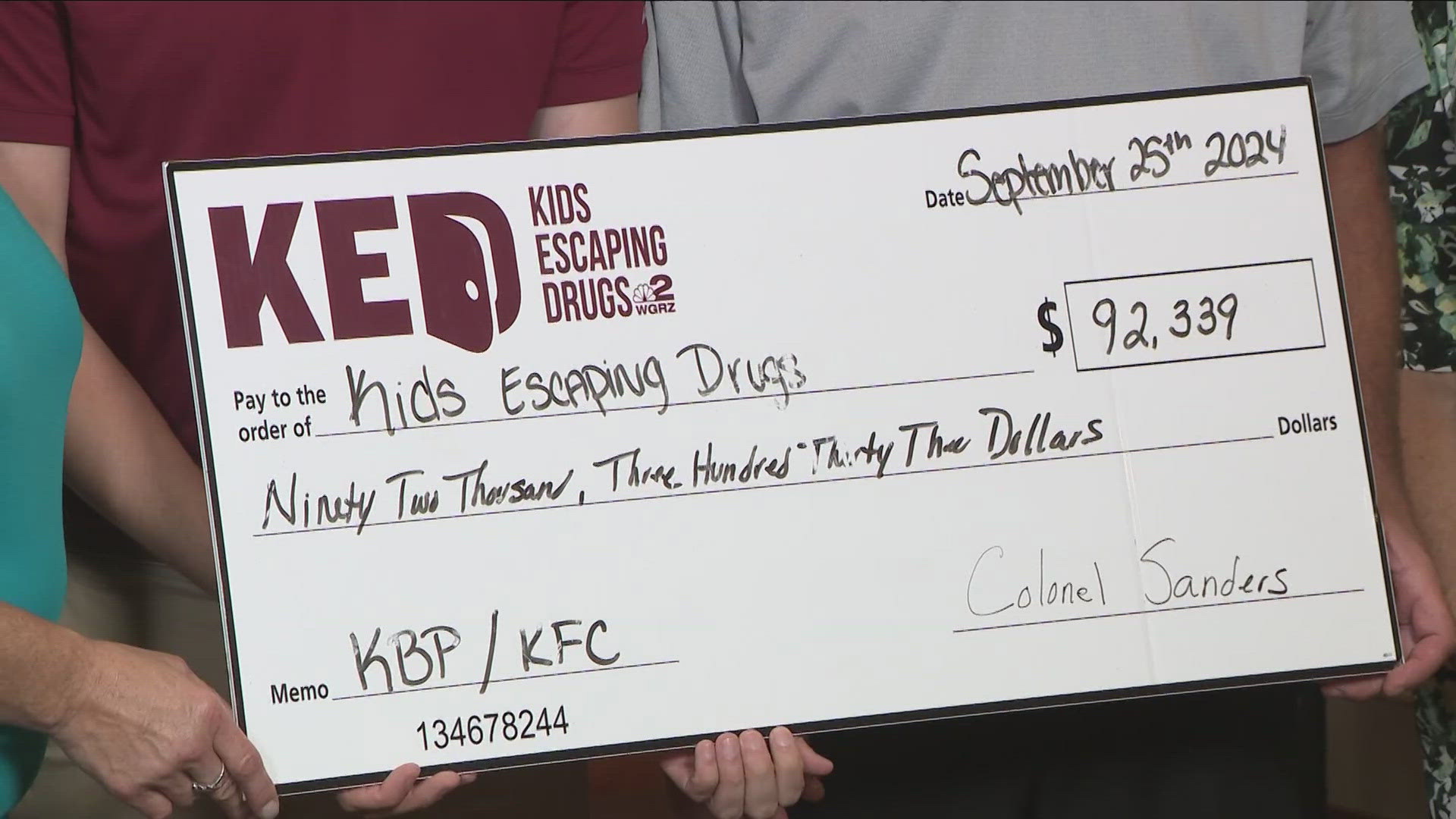 KED Telethon success 9/26/24