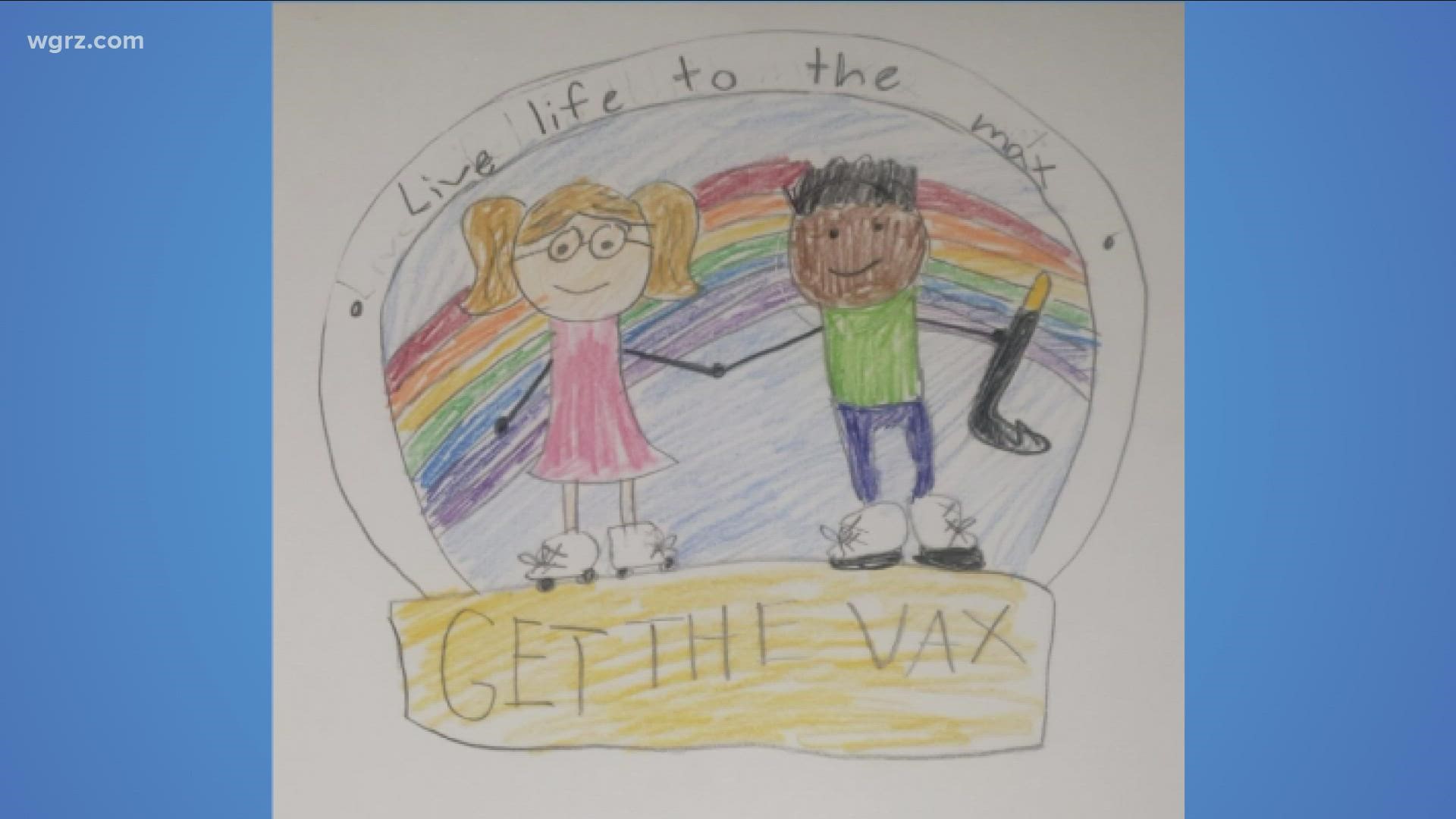 WNY'er wins #VAXFORKIDS sticker contest