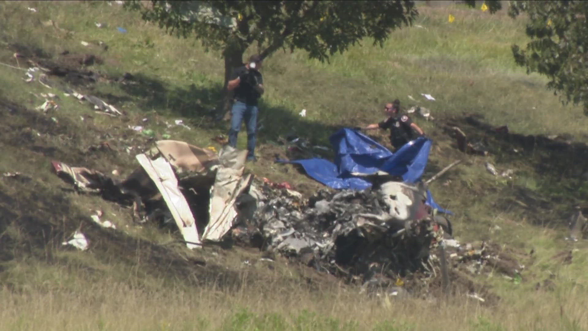 The initial investigation revealed that an airplane from Skydive the Falls had released all divers and was heading back to land when it crashed.