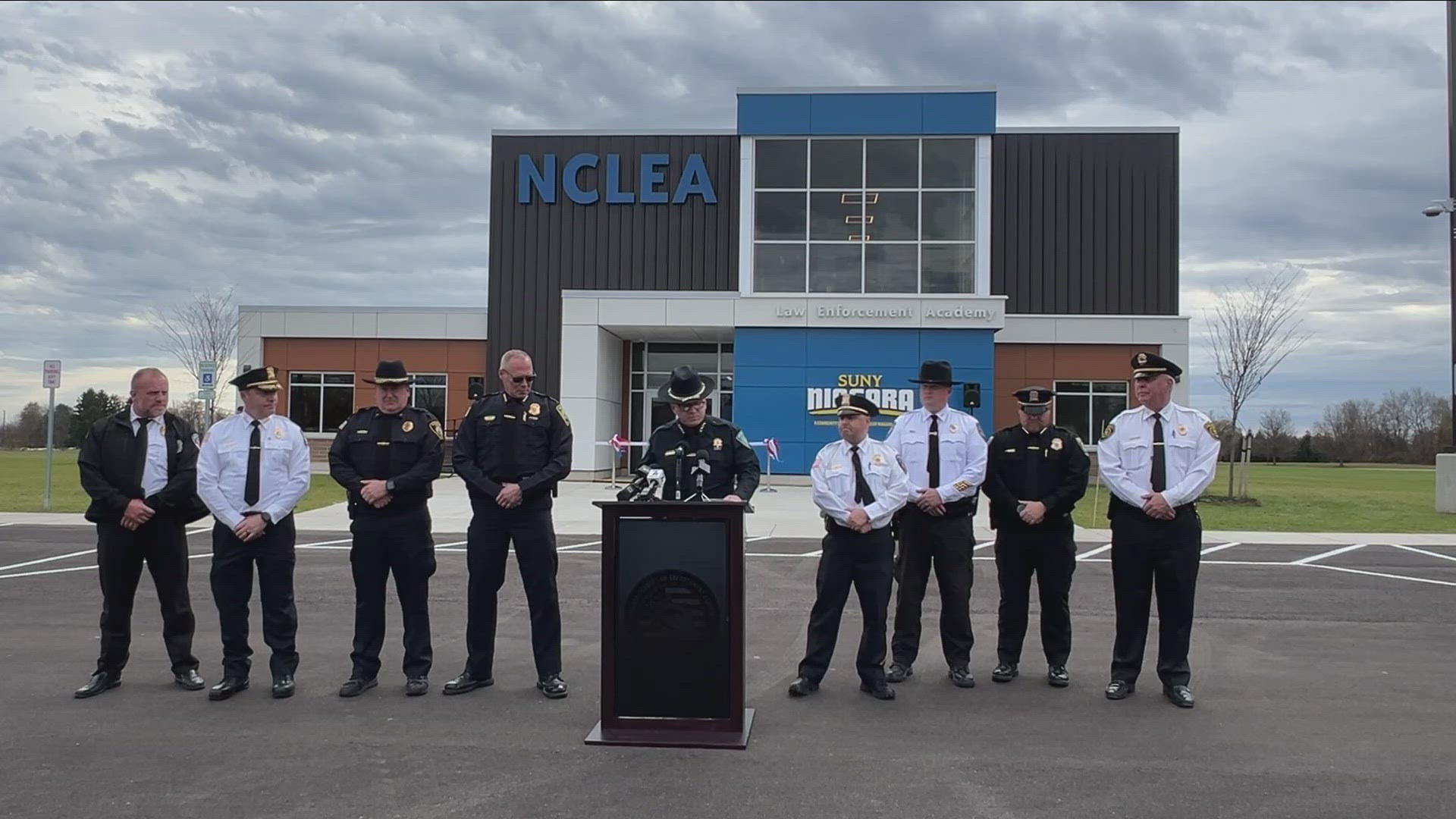 SUNY Niagara cuts ribbon on new police academy 11/20/24