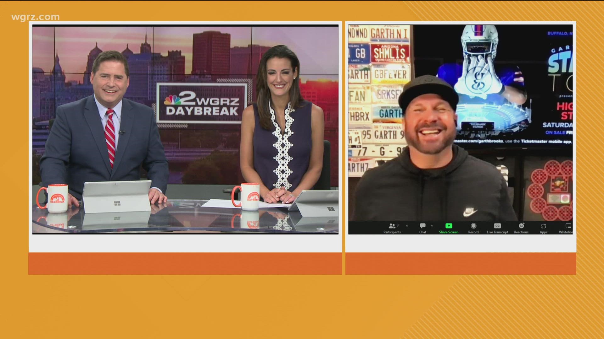 With tickets going on sale Friday morning, Garth Brooks joins Daybreak to talk about his return to Buffalo with a concert at Highmark Stadium July 23.
