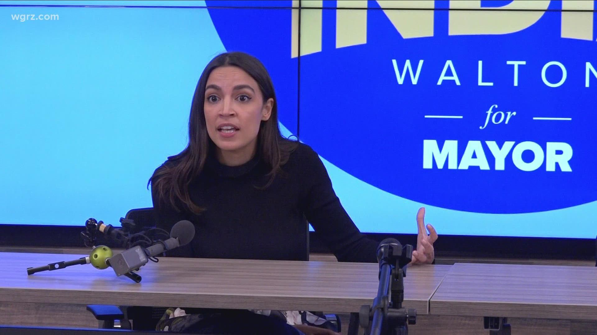 Congresswoman "Alexandria-Ocasio-Cortez" will visit Buffalo this weekend to support India Walton. AOC spoke with Geoff Kelly ,with our non-profit partners at IP.