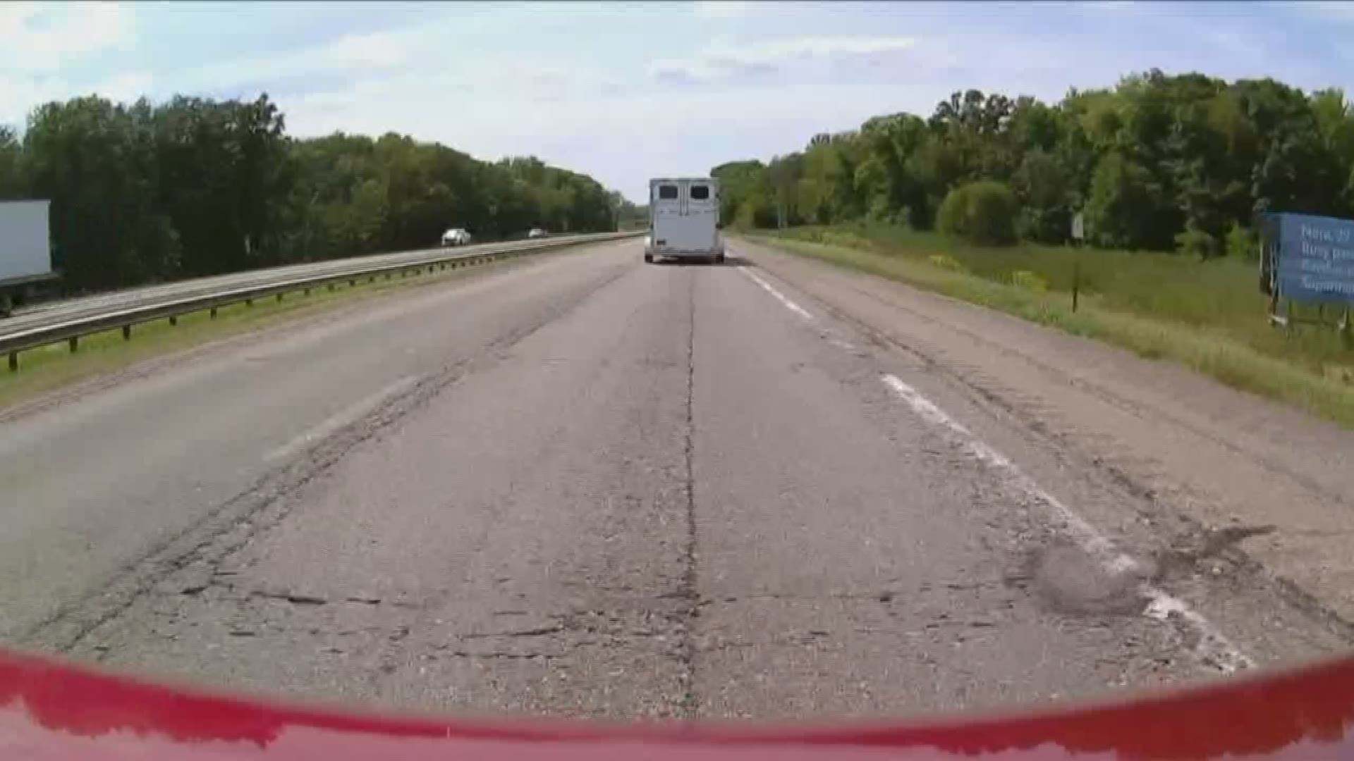 The I-90 passing through the Seneca Nation Cattaraugus Reservation gets poor grades.