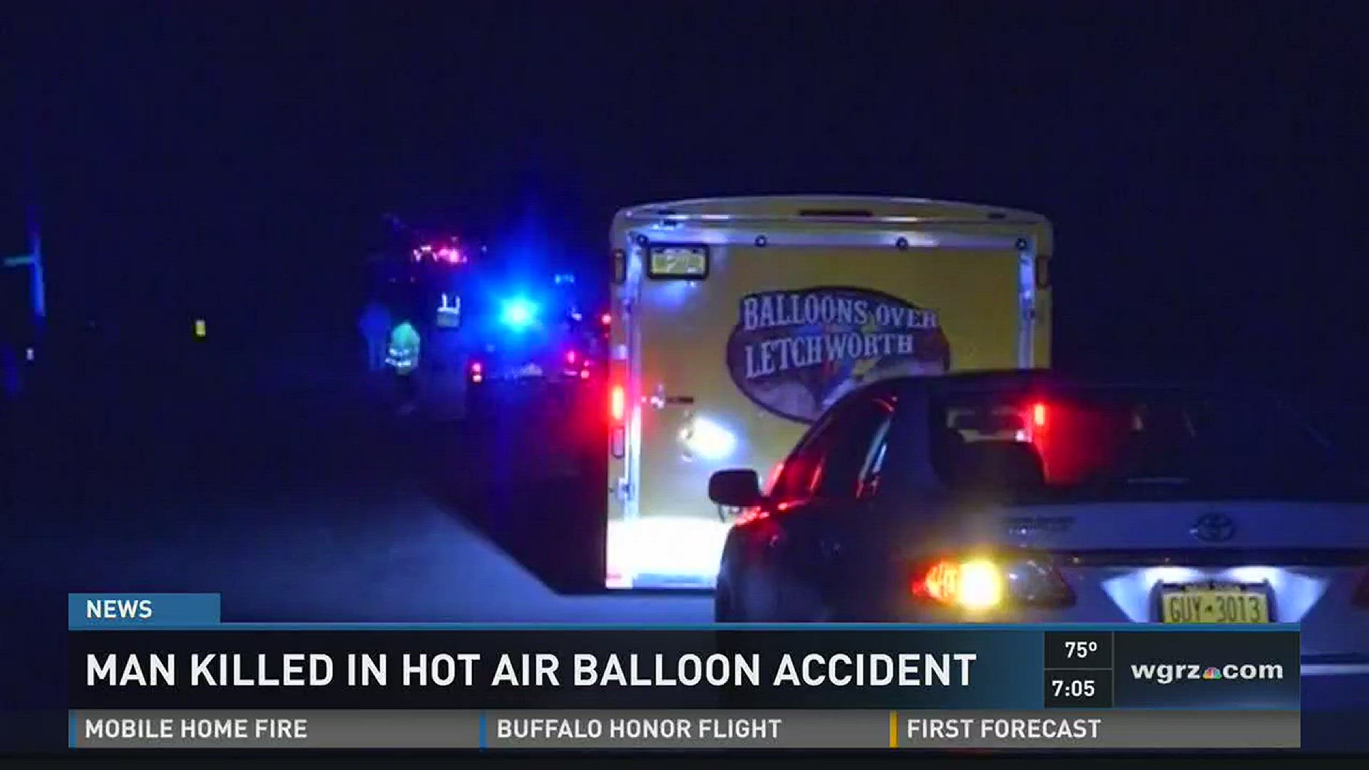 Man killed in hot air balloon accident