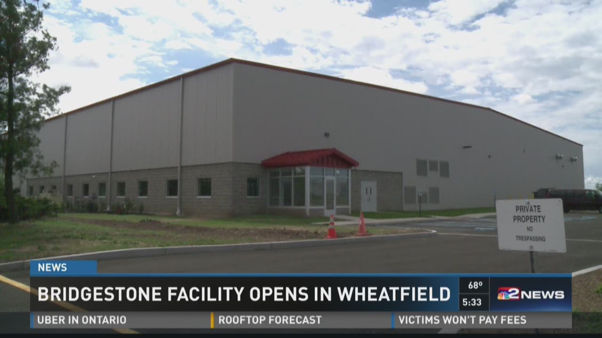 Bridgestone Facility Opens In Wheatfield