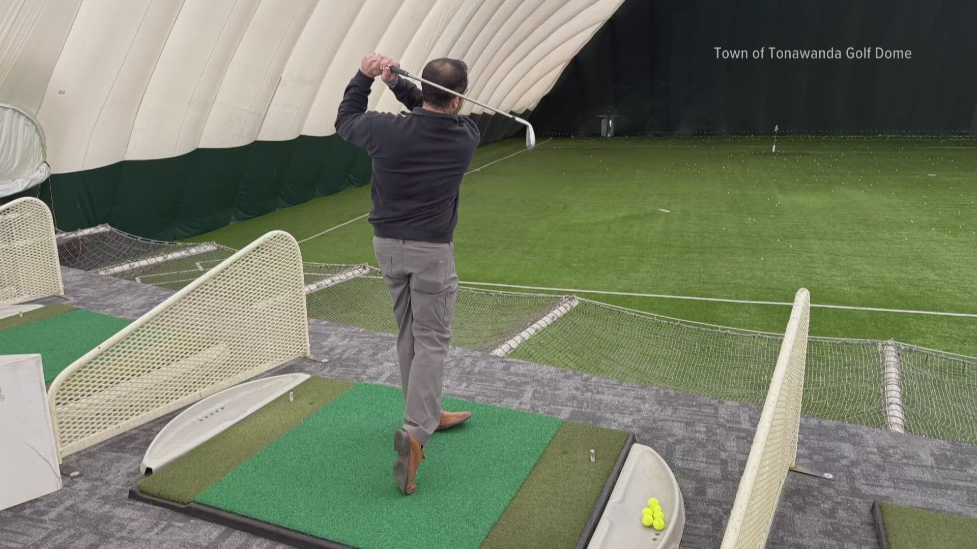 Town of Tonawanda has a new high-tech feature added at the Paddock Chevrolet golf dome