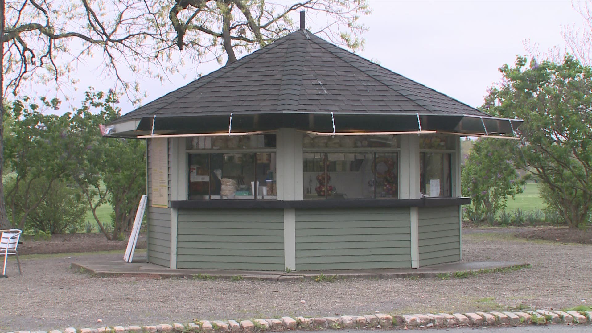 The kiosk, which is located in the park at the Nottingham and Meadow Drive entrance to the park, will be open from dawn to dusk, seven days a week.