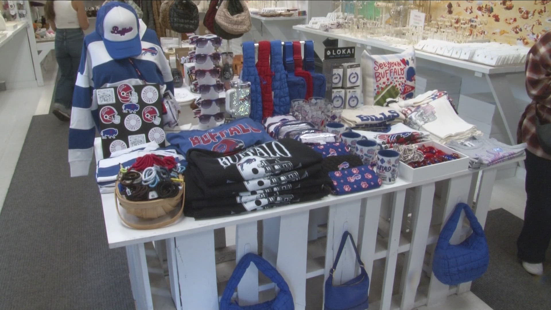 Bills fans take pride in their unique red, white, and blue outfits each gameday and some local stores are preparing for this season's demand.