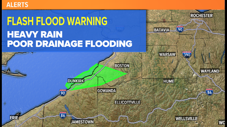 Flood Warning issued for parts of WNY has expired