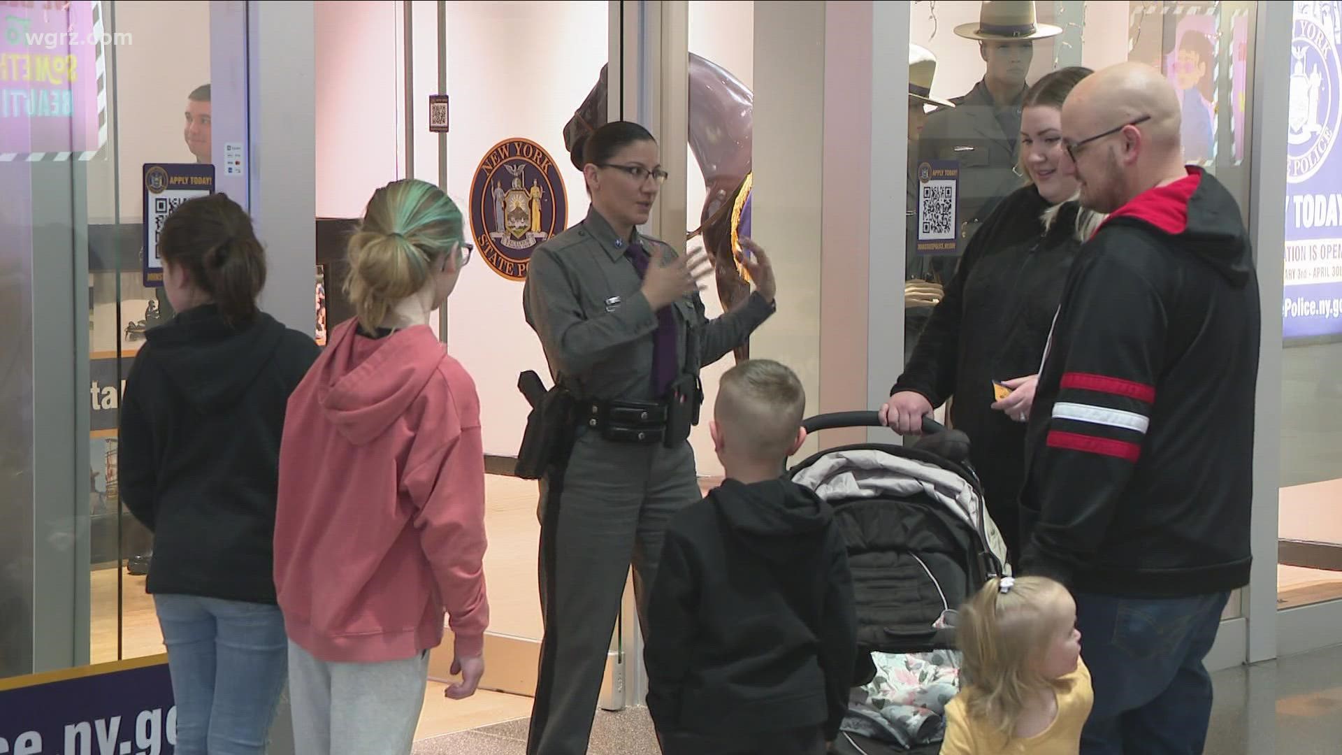 The New York State Police are joining a whole lot of private businesses in trying to find workers. The NYSP is holding recruitment events at the Walden Galleria.