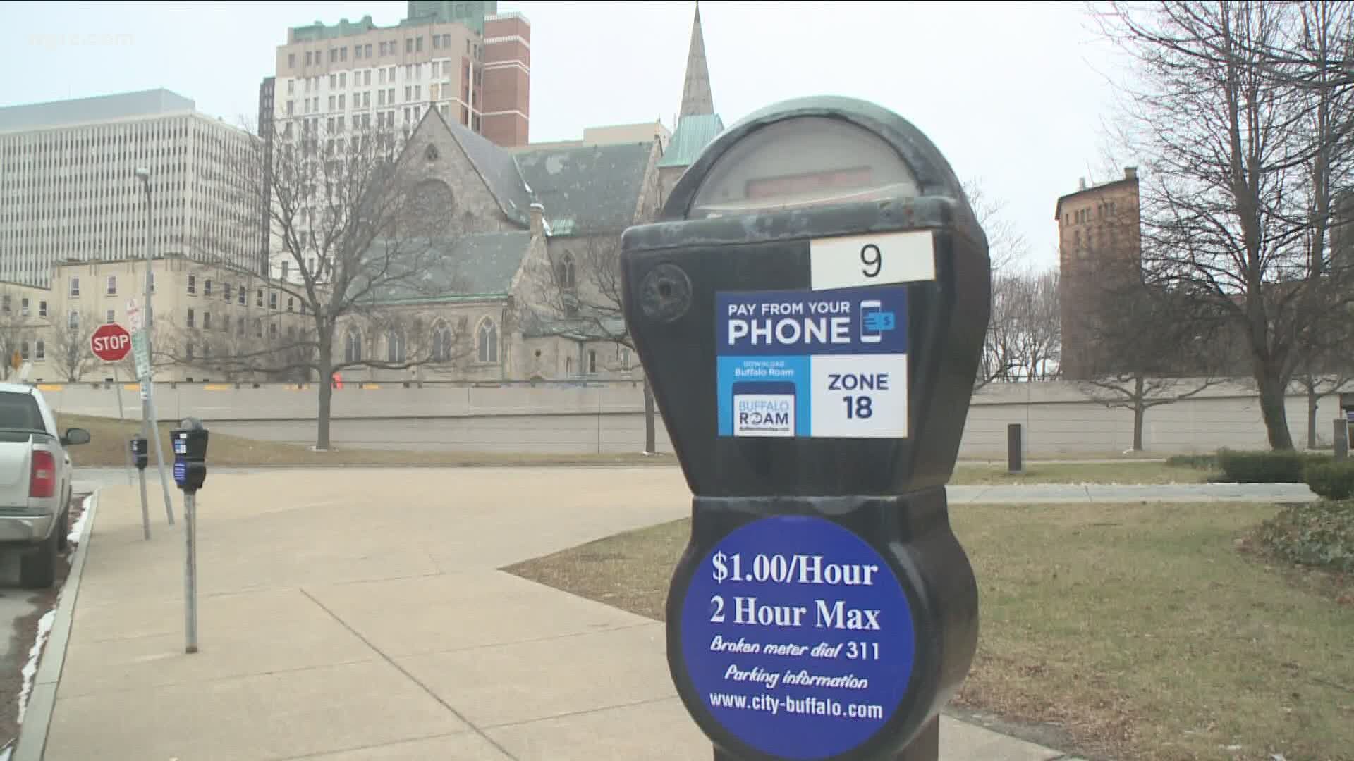 Metered parking resumes today in Buffalo