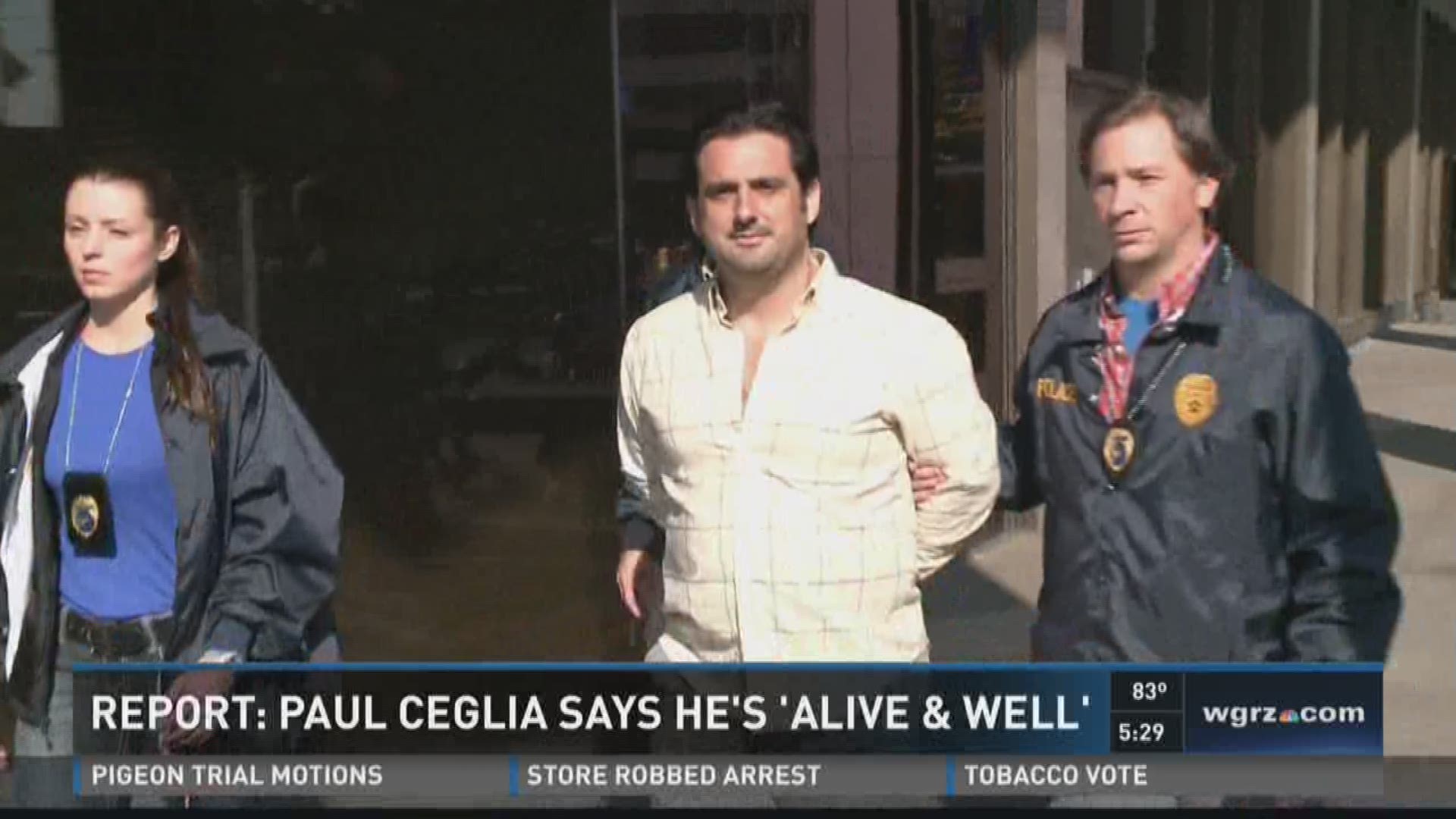 Report:Paul Ceglia Says He's 'Alive & Well'