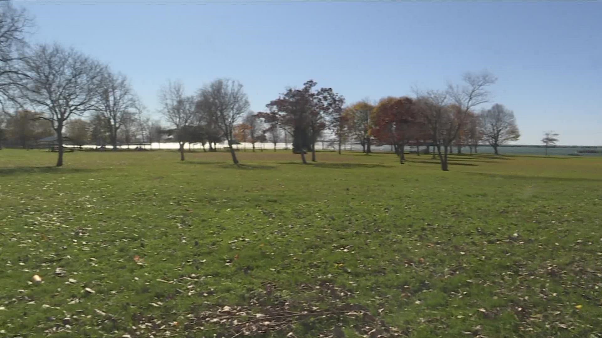 More than 26-hundred new trees will eventually be planted at the park.