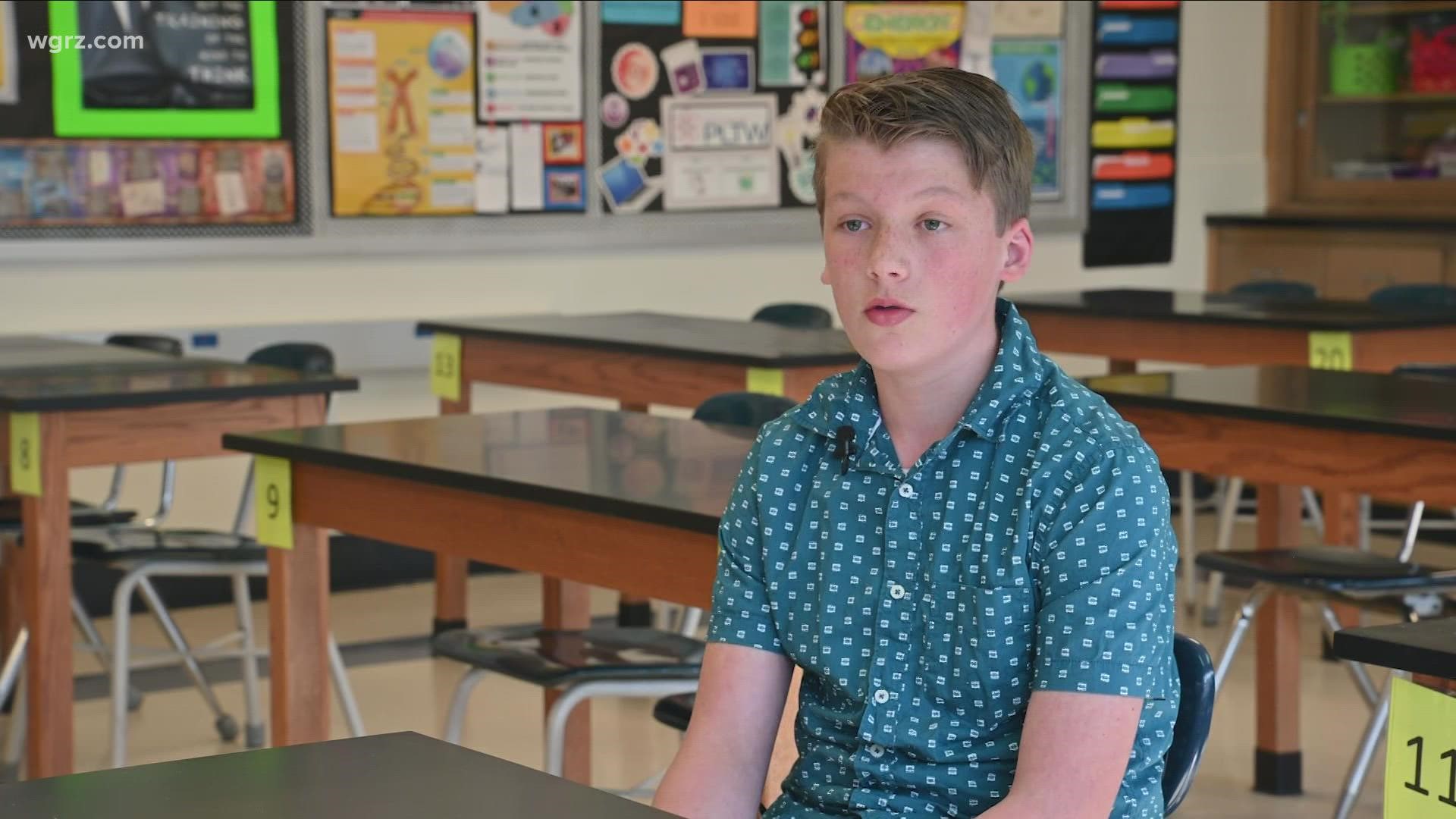Reuben is an eighth-grade student at Starpoint Middle School and Channel 2's STEM Star of the Month for April 2022.