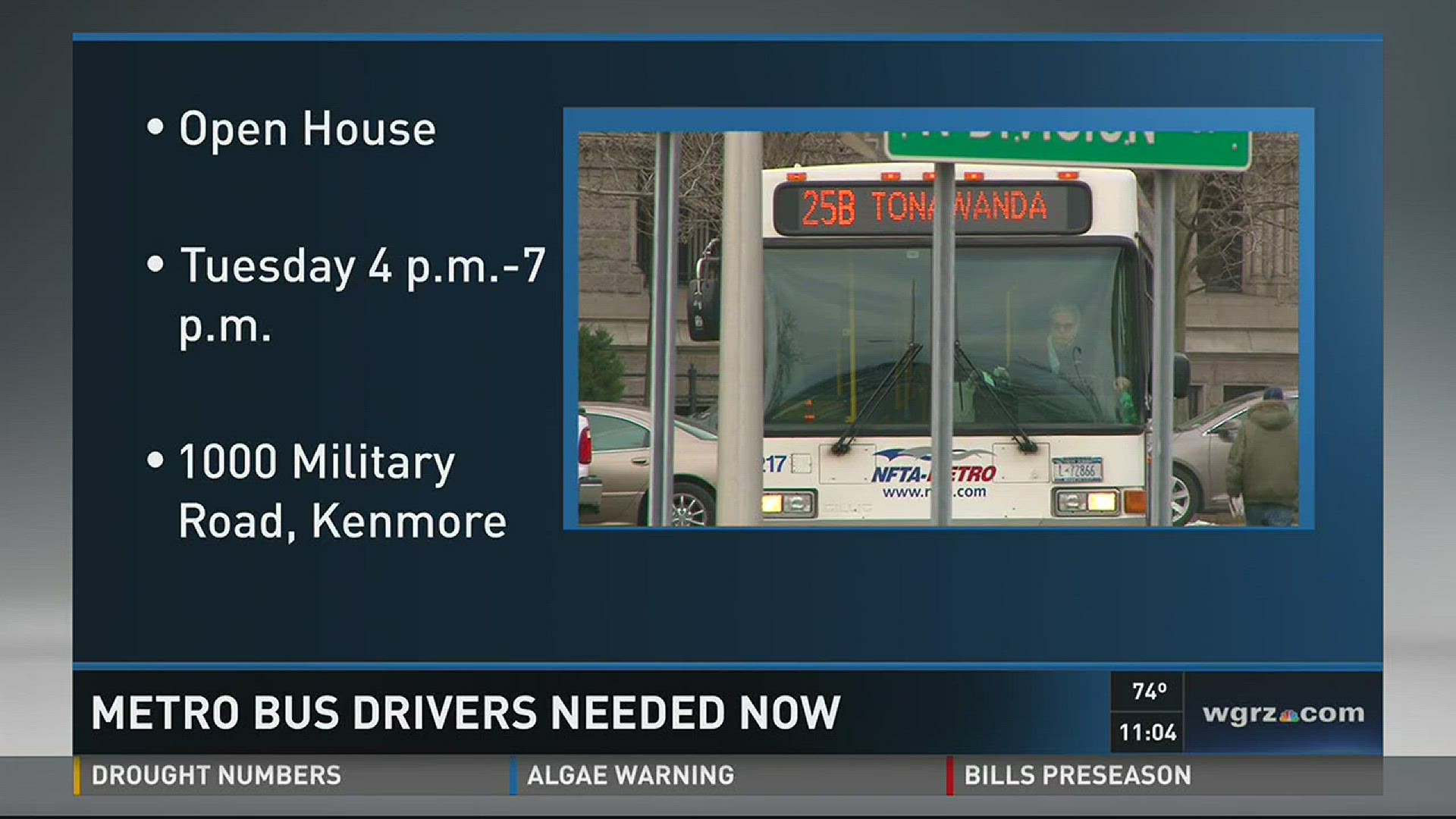 NFTA says Metro Bus drivers now needed | wgrz.com