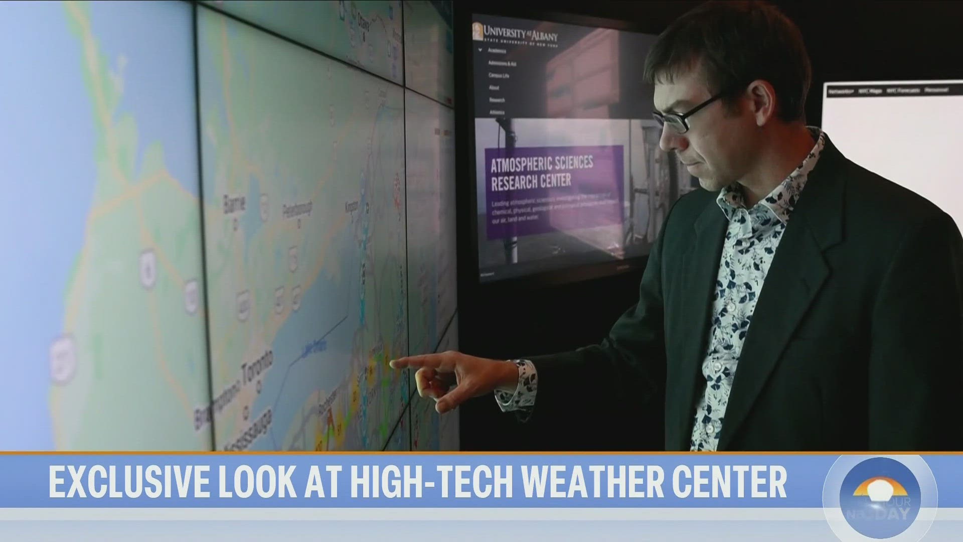 staff monitor all of this data and then communicate with state partners like local government, law enforcement, even sewer workers in *real time.